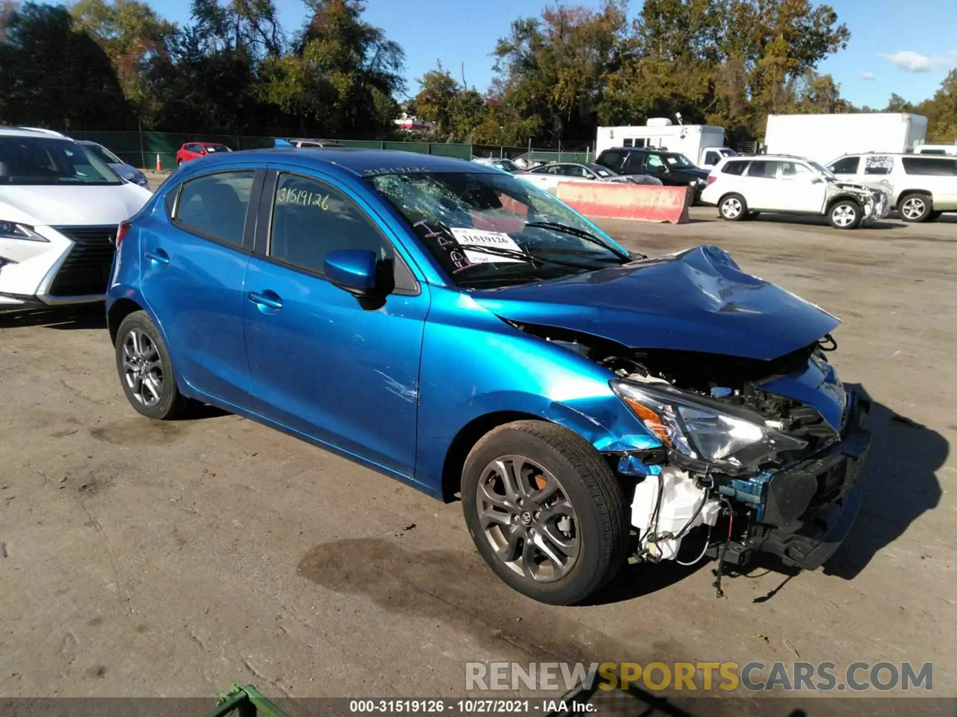 1 Photograph of a damaged car 3MYDLBJV2LY705859 TOYOTA YARIS HATCHBACK 2020