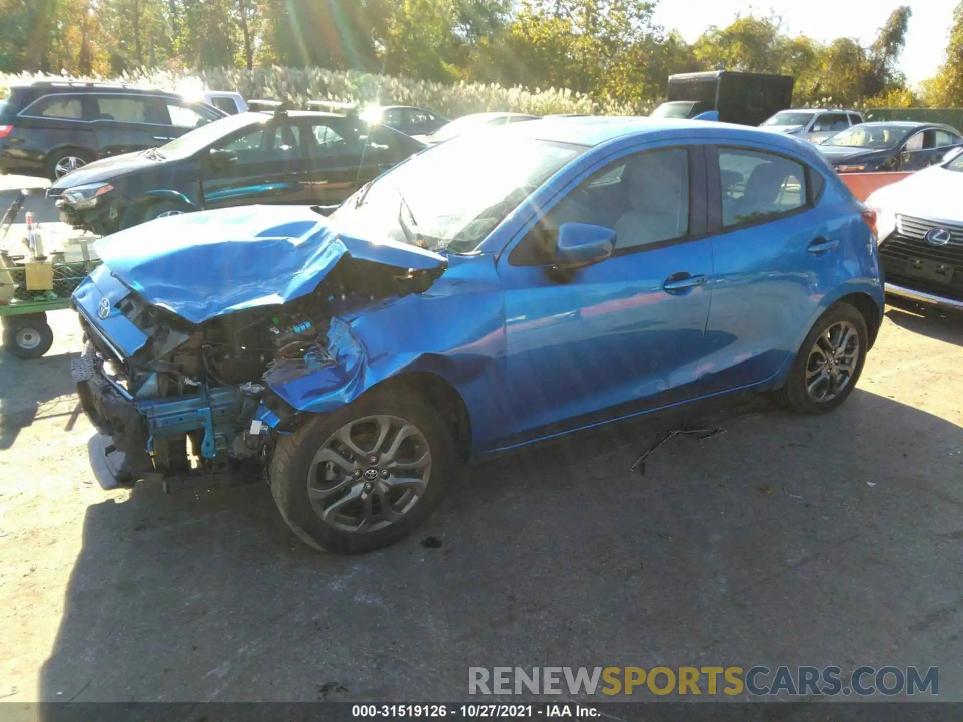 2 Photograph of a damaged car 3MYDLBJV2LY705859 TOYOTA YARIS HATCHBACK 2020