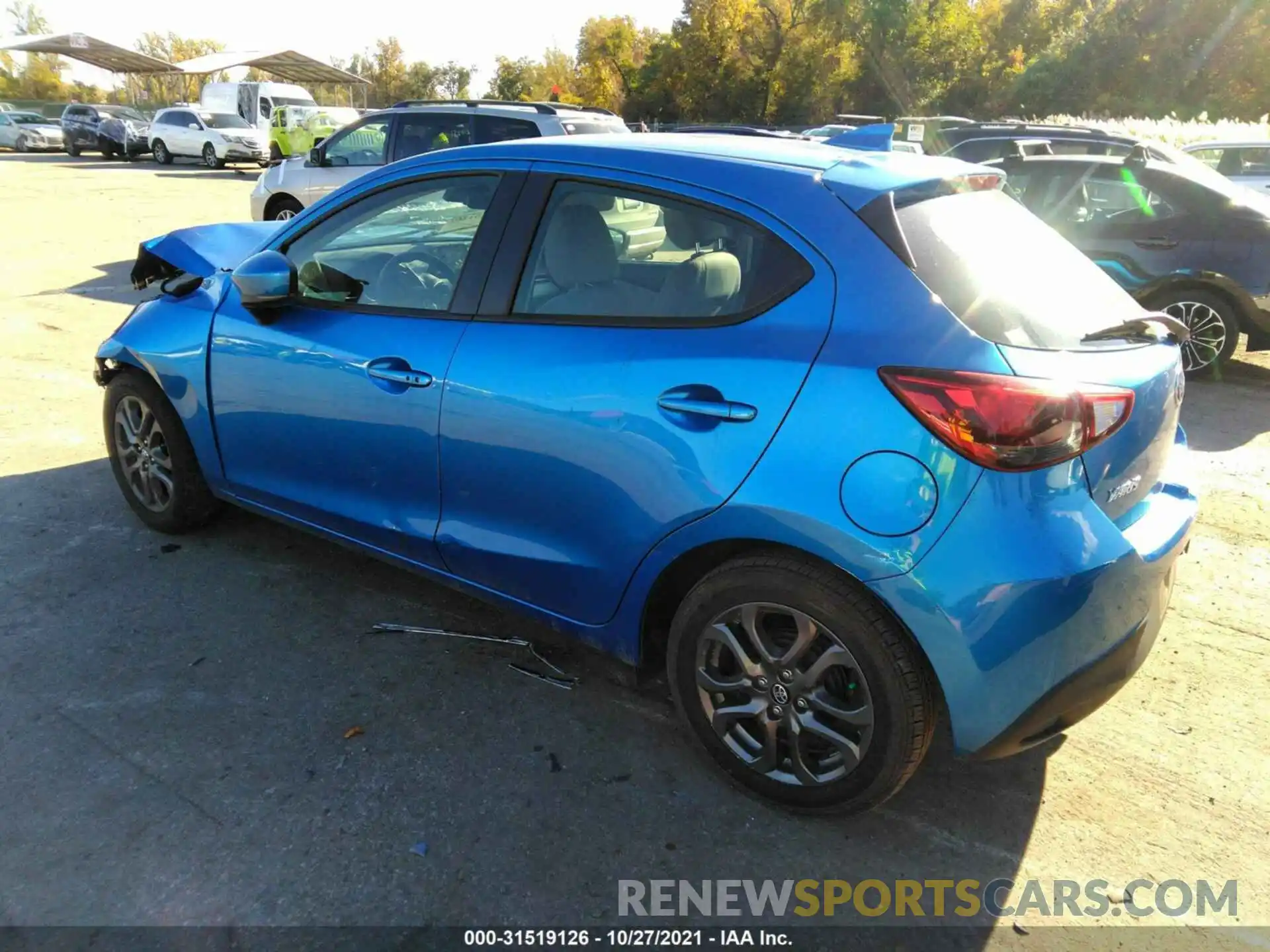 3 Photograph of a damaged car 3MYDLBJV2LY705859 TOYOTA YARIS HATCHBACK 2020