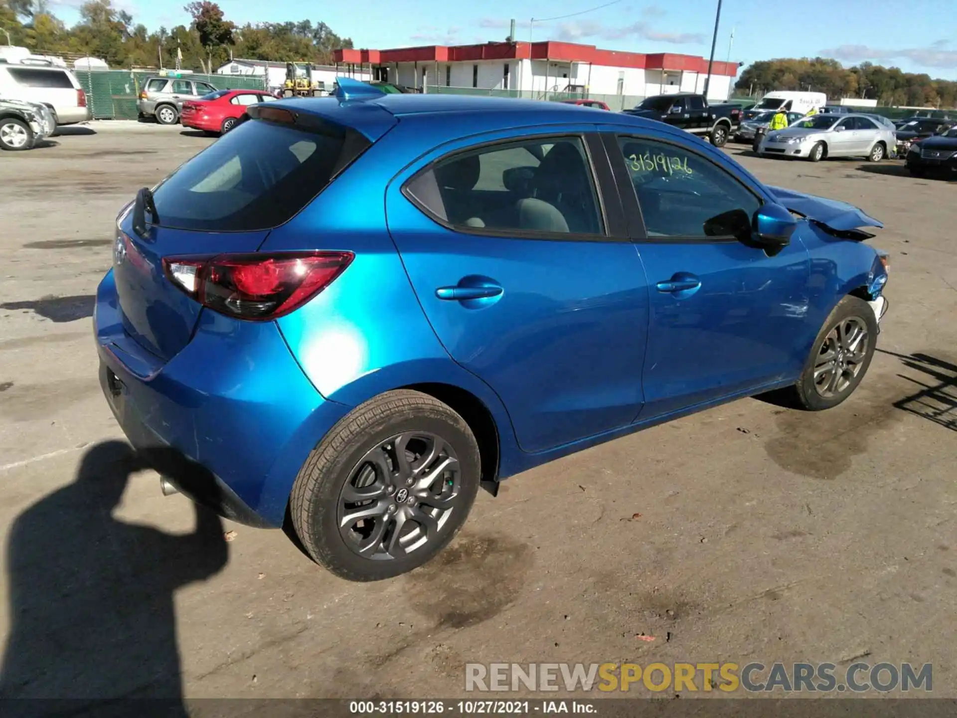 4 Photograph of a damaged car 3MYDLBJV2LY705859 TOYOTA YARIS HATCHBACK 2020