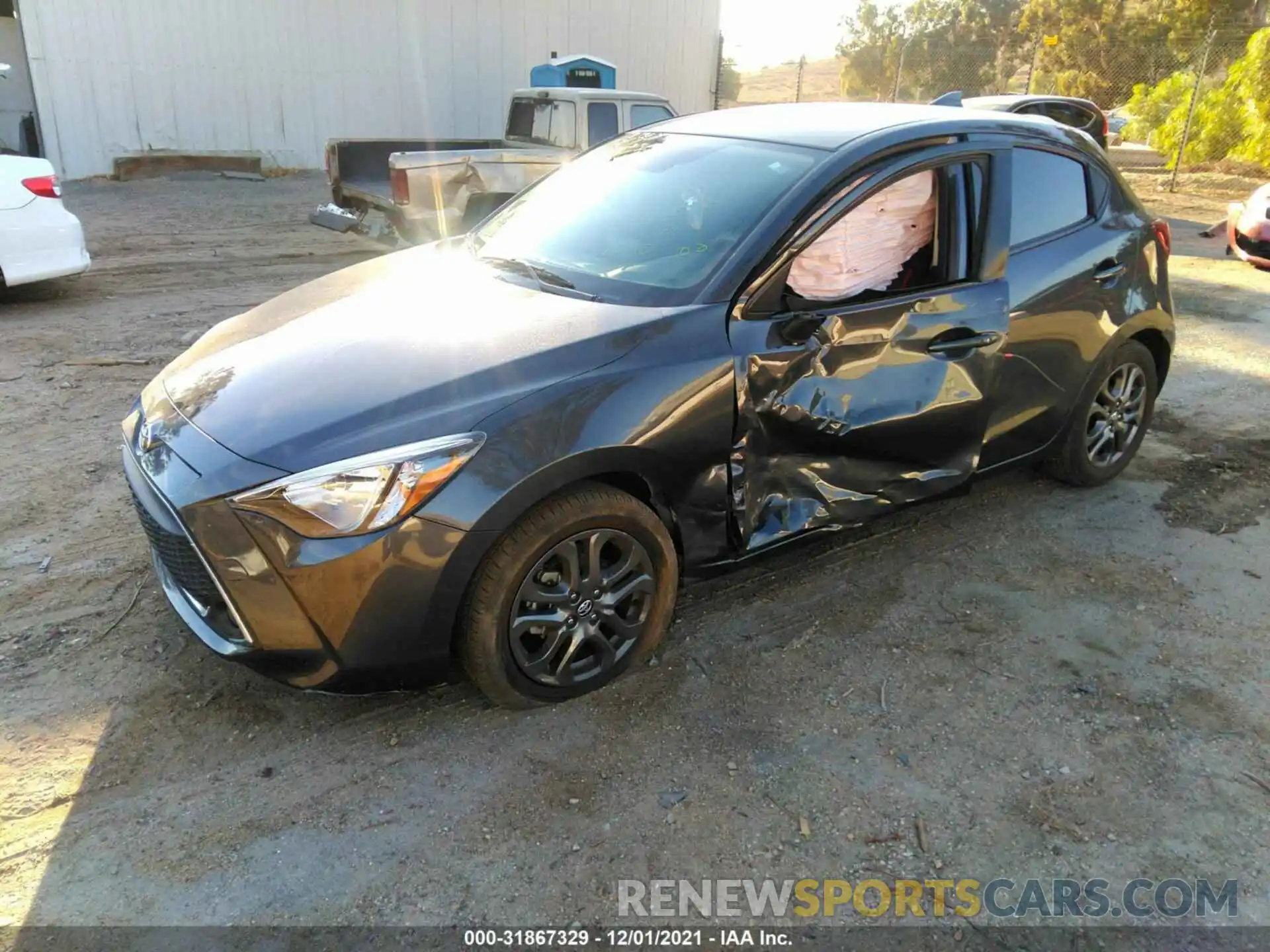 2 Photograph of a damaged car 3MYDLBJV2LY705876 TOYOTA YARIS HATCHBACK 2020