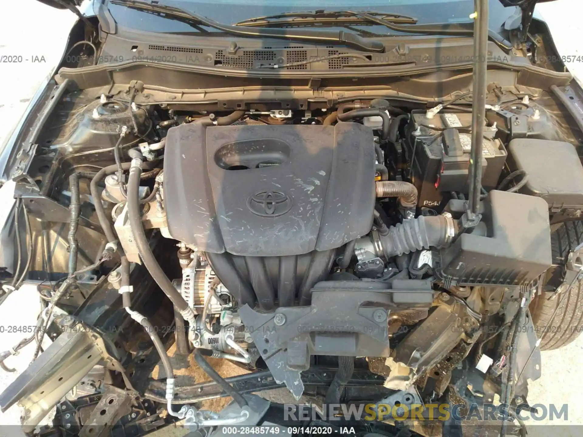 10 Photograph of a damaged car 3MYDLBJV3LY701805 TOYOTA YARIS HATCHBACK 2020