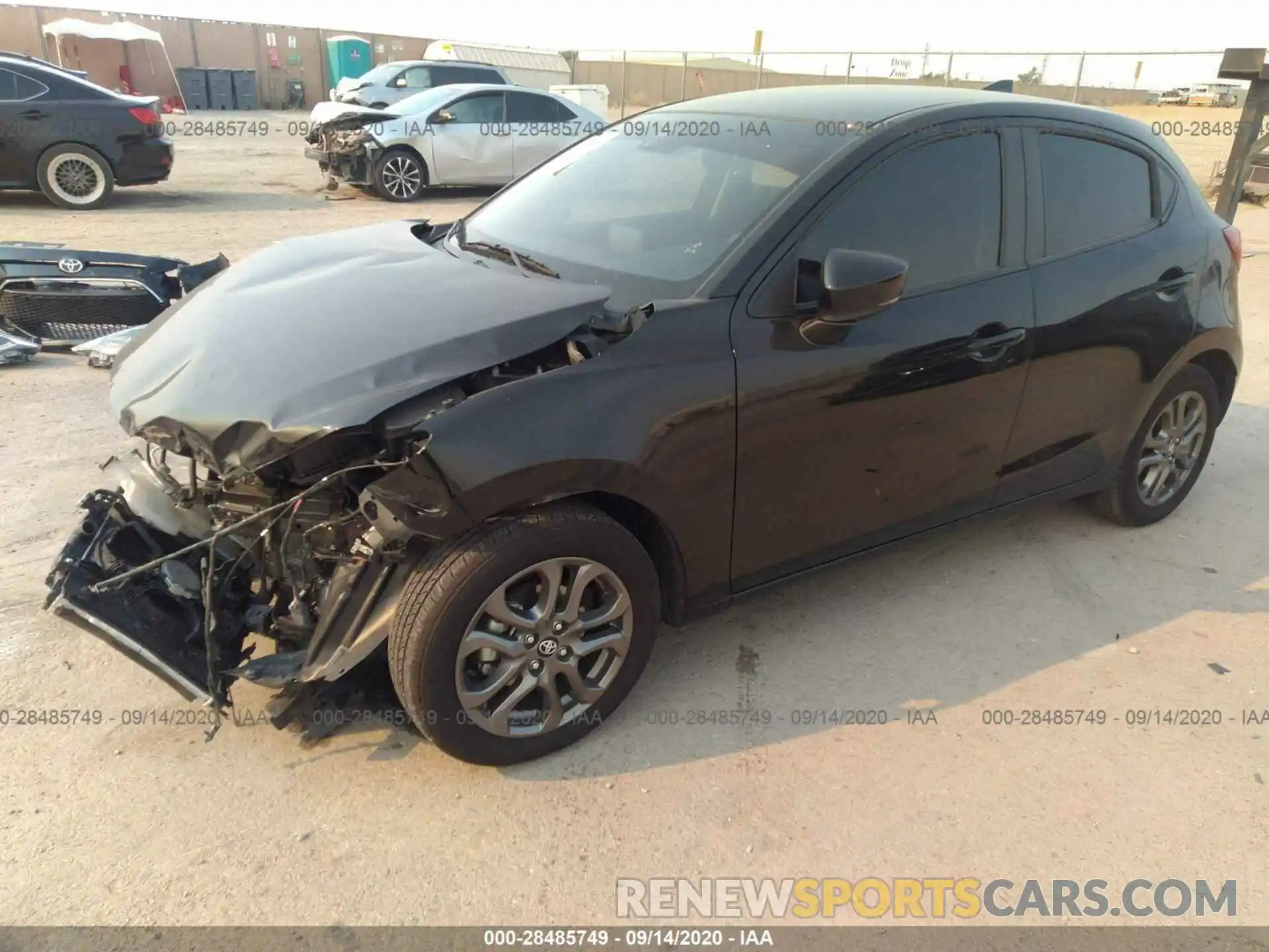 2 Photograph of a damaged car 3MYDLBJV3LY701805 TOYOTA YARIS HATCHBACK 2020