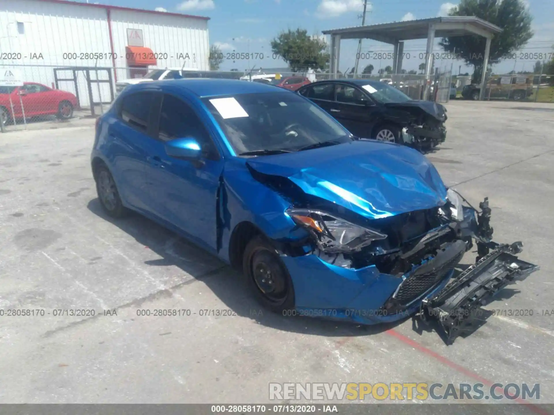 1 Photograph of a damaged car 3MYDLBJV3LY706566 TOYOTA YARIS HATCHBACK 2020