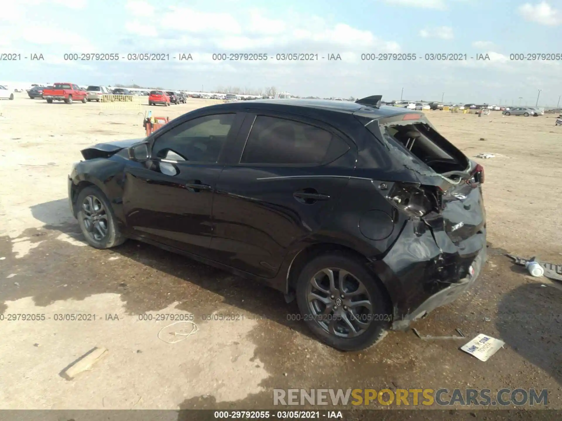 3 Photograph of a damaged car 3MYDLBJV4LY701313 TOYOTA YARIS HATCHBACK 2020