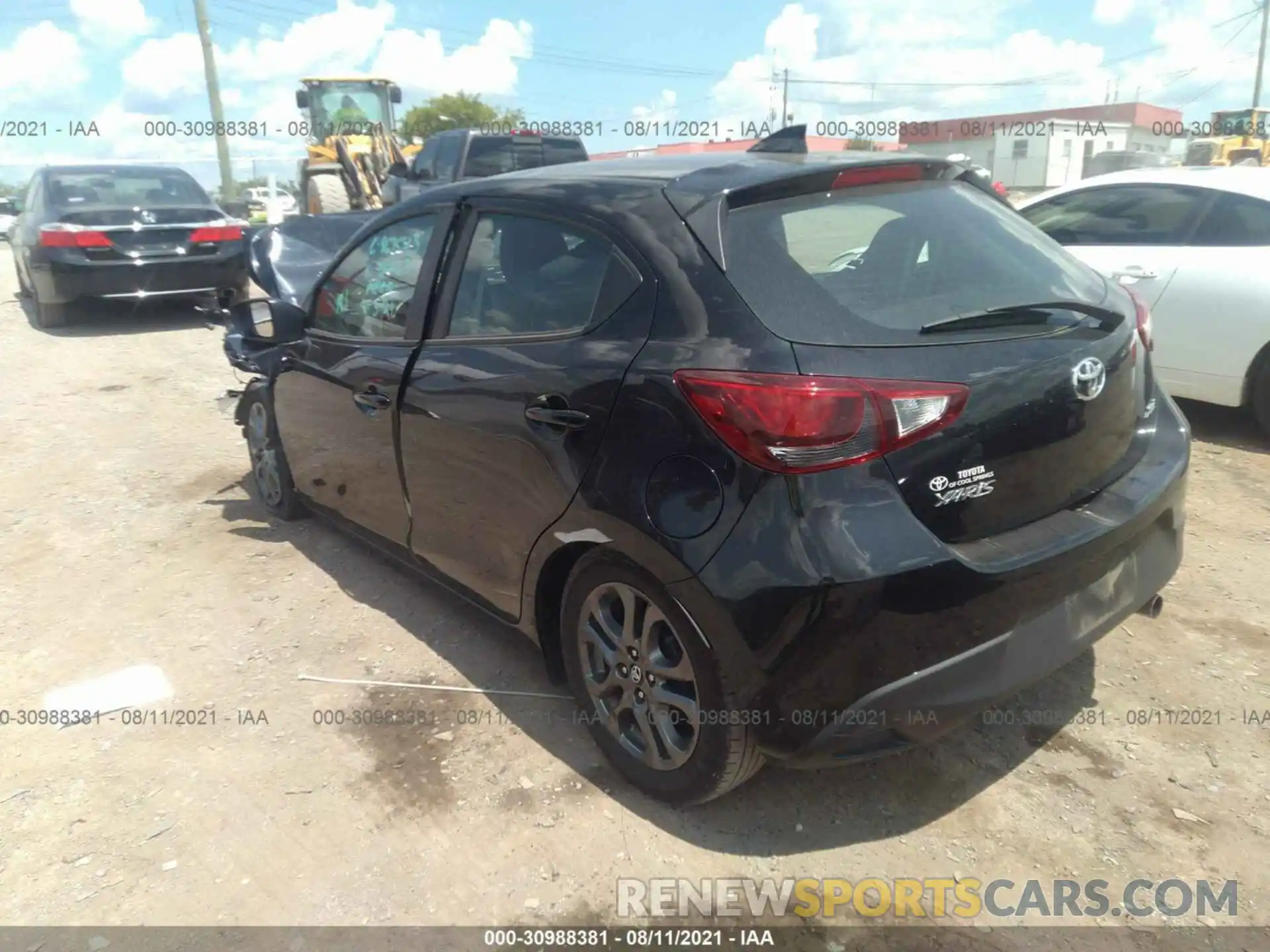 3 Photograph of a damaged car 3MYDLBJV5LY704463 TOYOTA YARIS HATCHBACK 2020