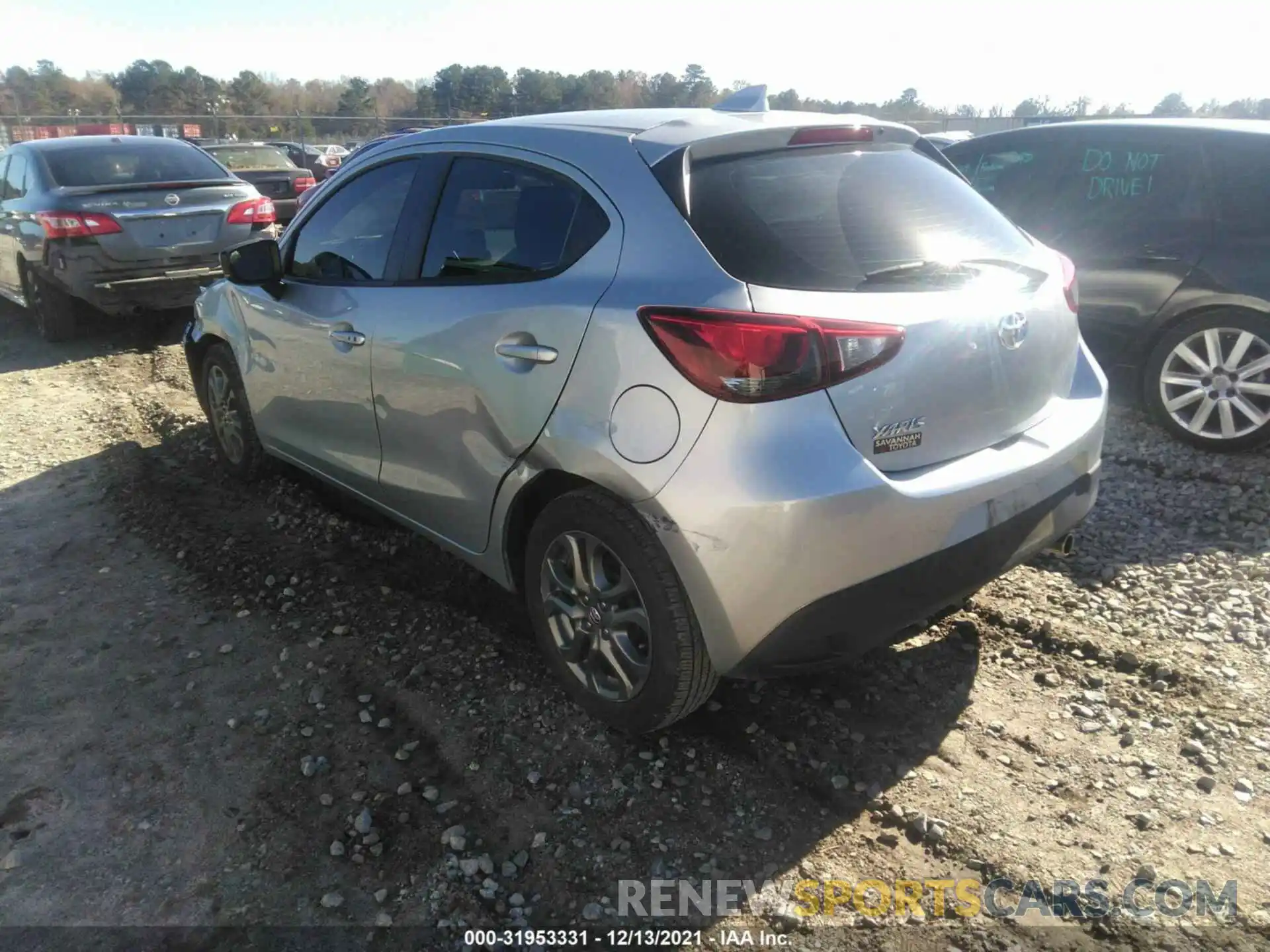 3 Photograph of a damaged car 3MYDLBJV5LY708173 TOYOTA YARIS HATCHBACK 2020