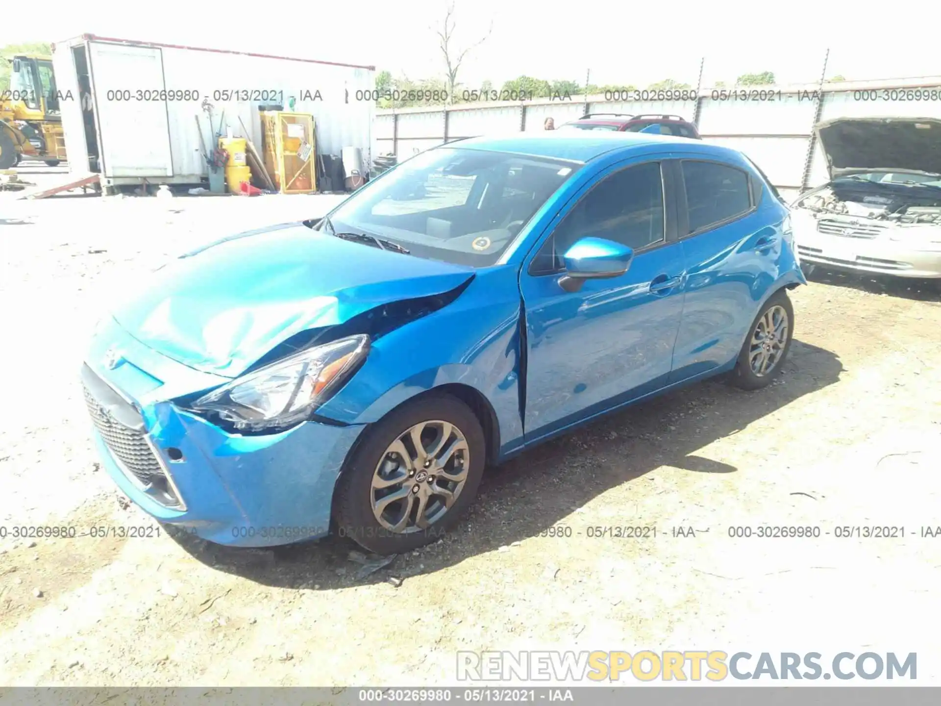 2 Photograph of a damaged car 3MYDLBJV6LY717013 TOYOTA YARIS HATCHBACK 2020