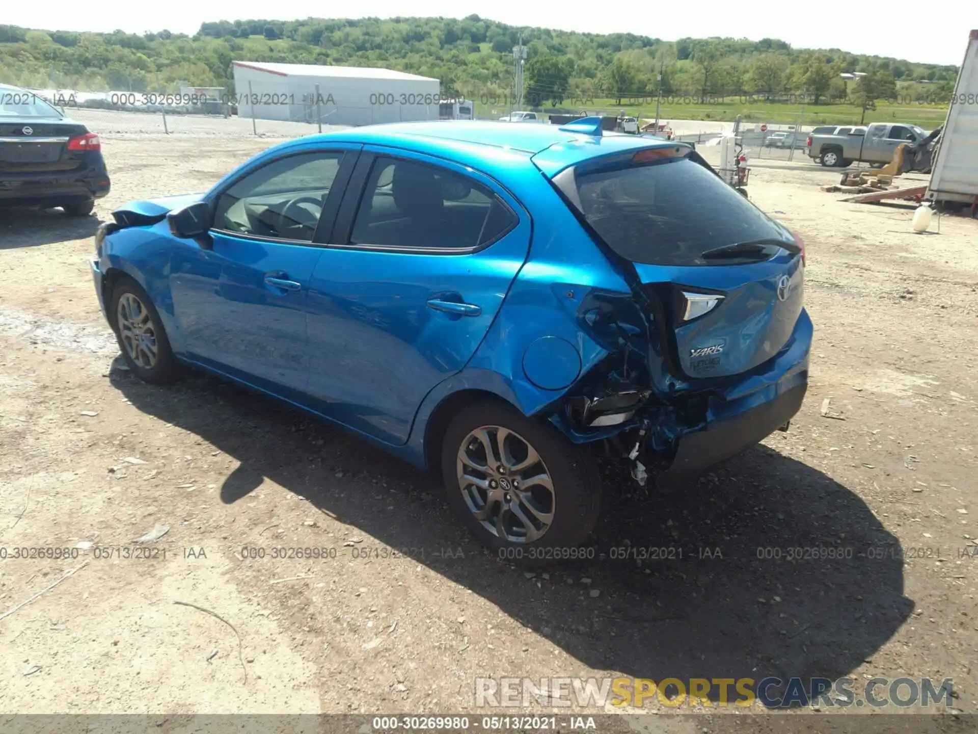 3 Photograph of a damaged car 3MYDLBJV6LY717013 TOYOTA YARIS HATCHBACK 2020