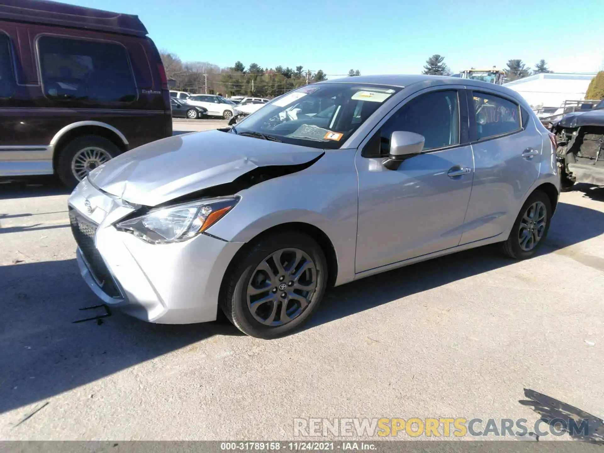 2 Photograph of a damaged car 3MYDLBJV7LY700396 TOYOTA YARIS HATCHBACK 2020