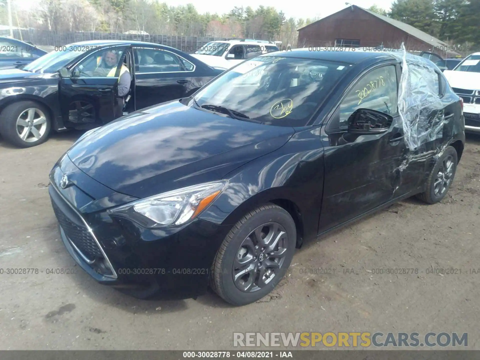 2 Photograph of a damaged car 3MYDLBJV7LY700852 TOYOTA YARIS HATCHBACK 2020