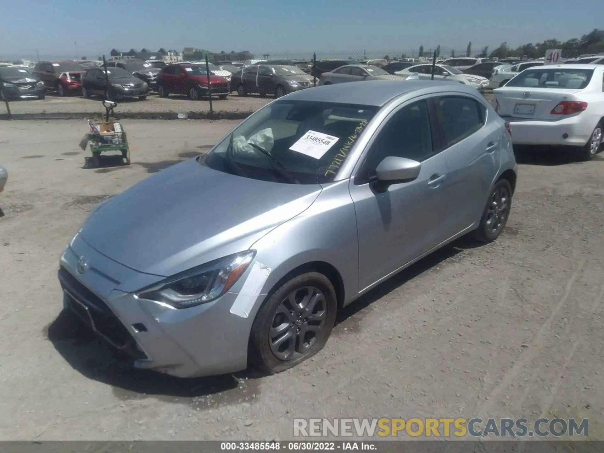 2 Photograph of a damaged car 3MYDLBJV7LY706358 TOYOTA YARIS HATCHBACK 2020