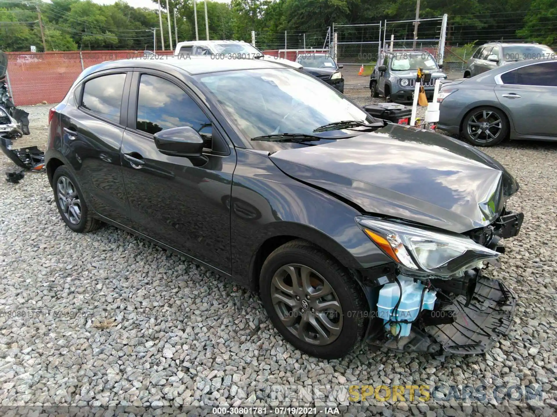 1 Photograph of a damaged car 3MYDLBJV7LY706408 TOYOTA YARIS HATCHBACK 2020