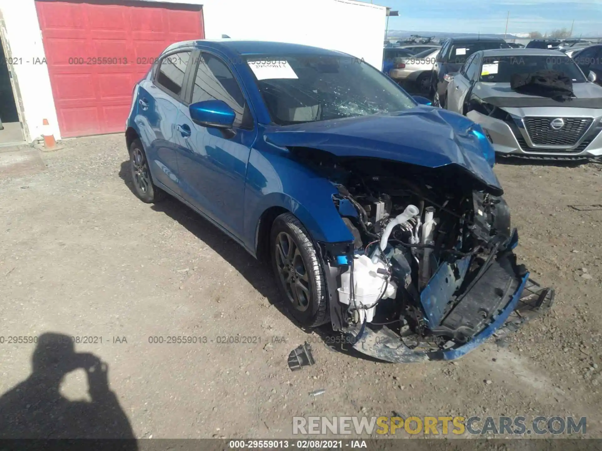 1 Photograph of a damaged car 3MYDLBJV7LY709714 TOYOTA YARIS HATCHBACK 2020