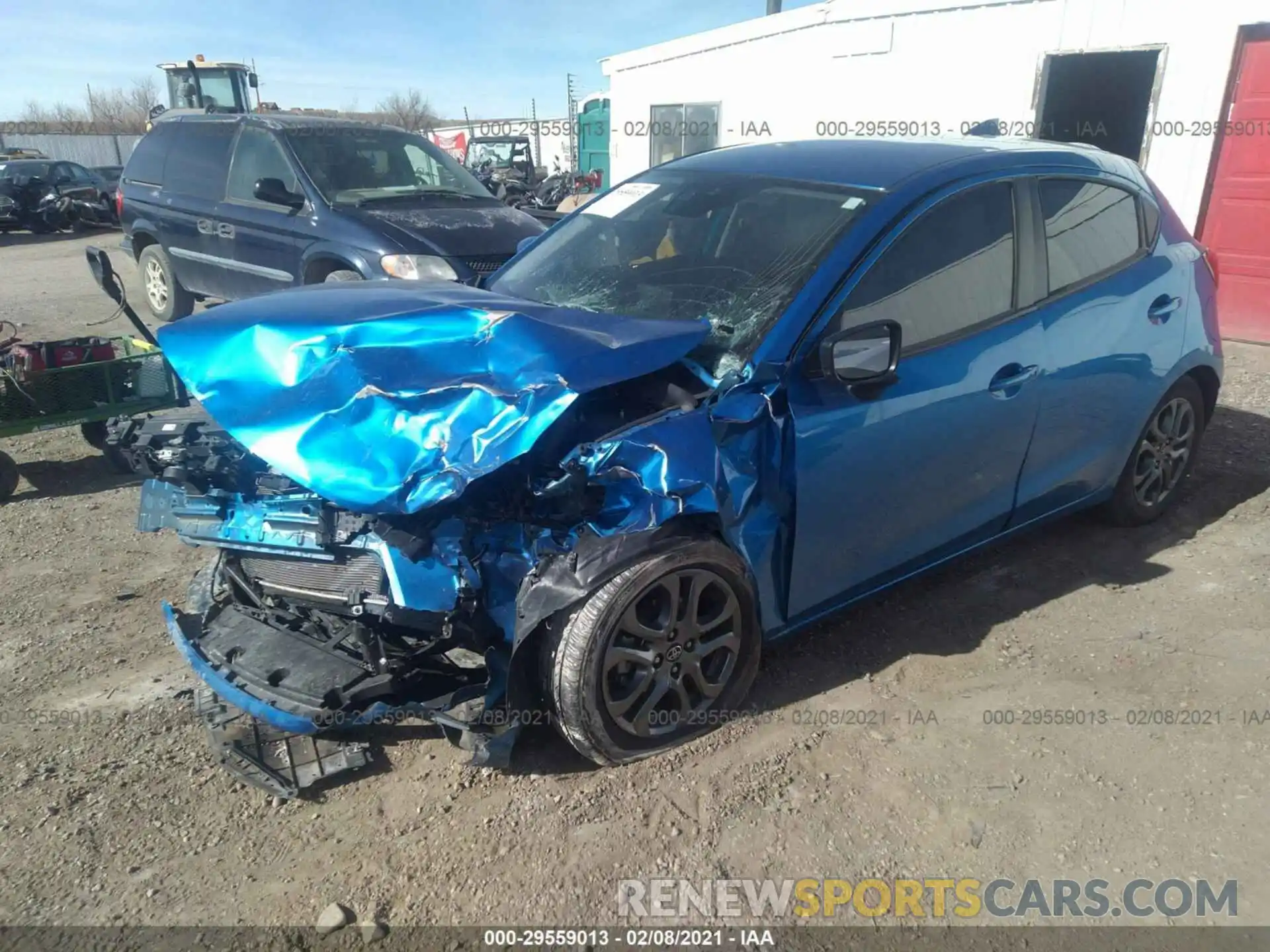 2 Photograph of a damaged car 3MYDLBJV7LY709714 TOYOTA YARIS HATCHBACK 2020