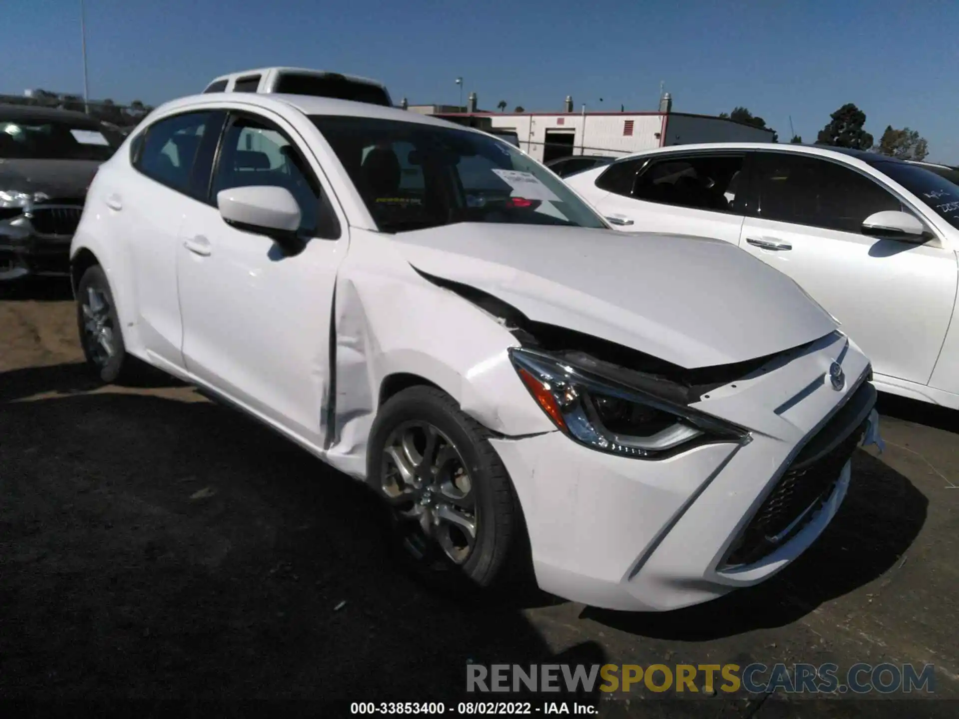 1 Photograph of a damaged car 3MYDLBJV8LY701282 TOYOTA YARIS HATCHBACK 2020