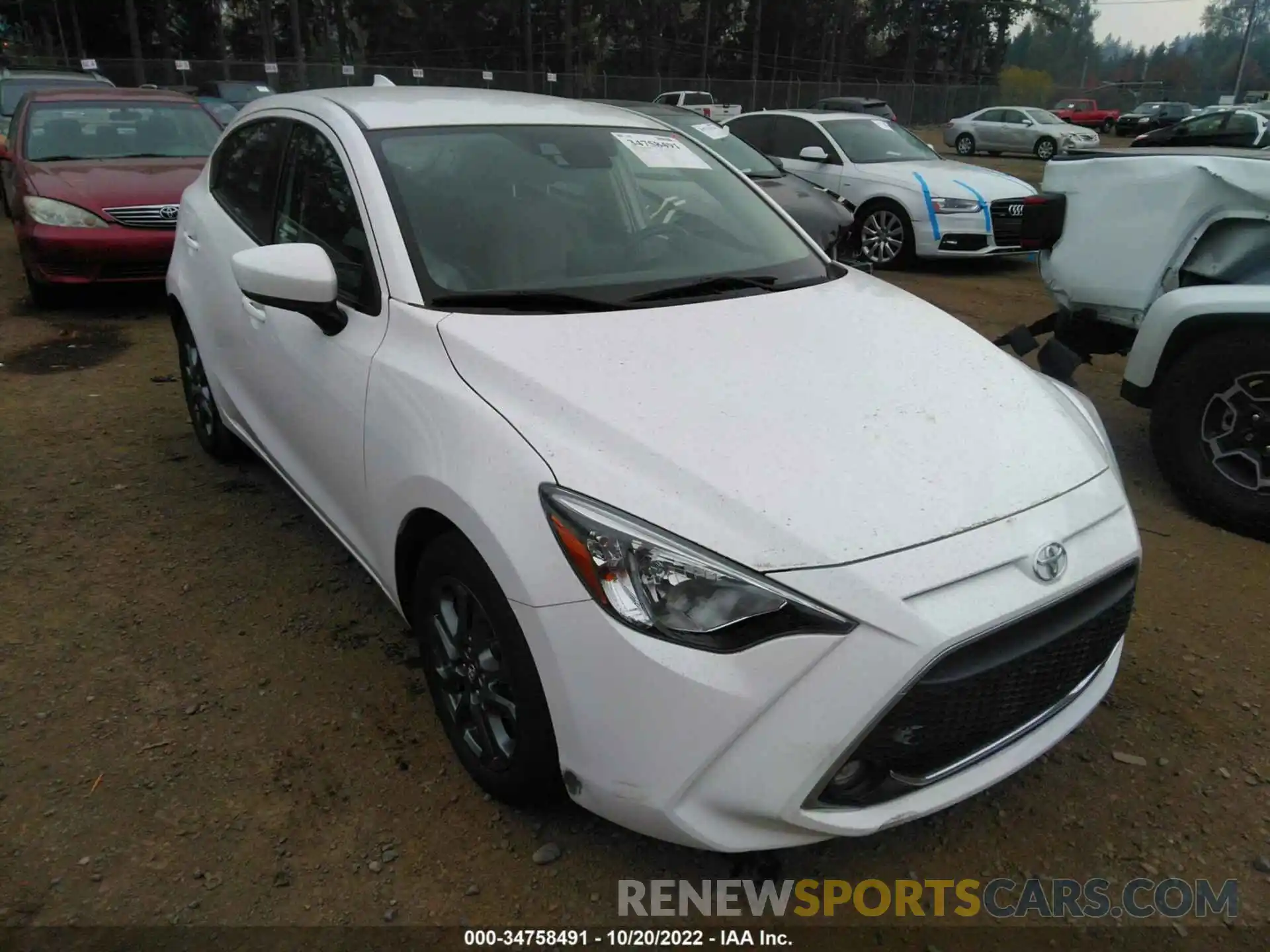 1 Photograph of a damaged car 3MYDLBJV9LY700674 TOYOTA YARIS HATCHBACK 2020