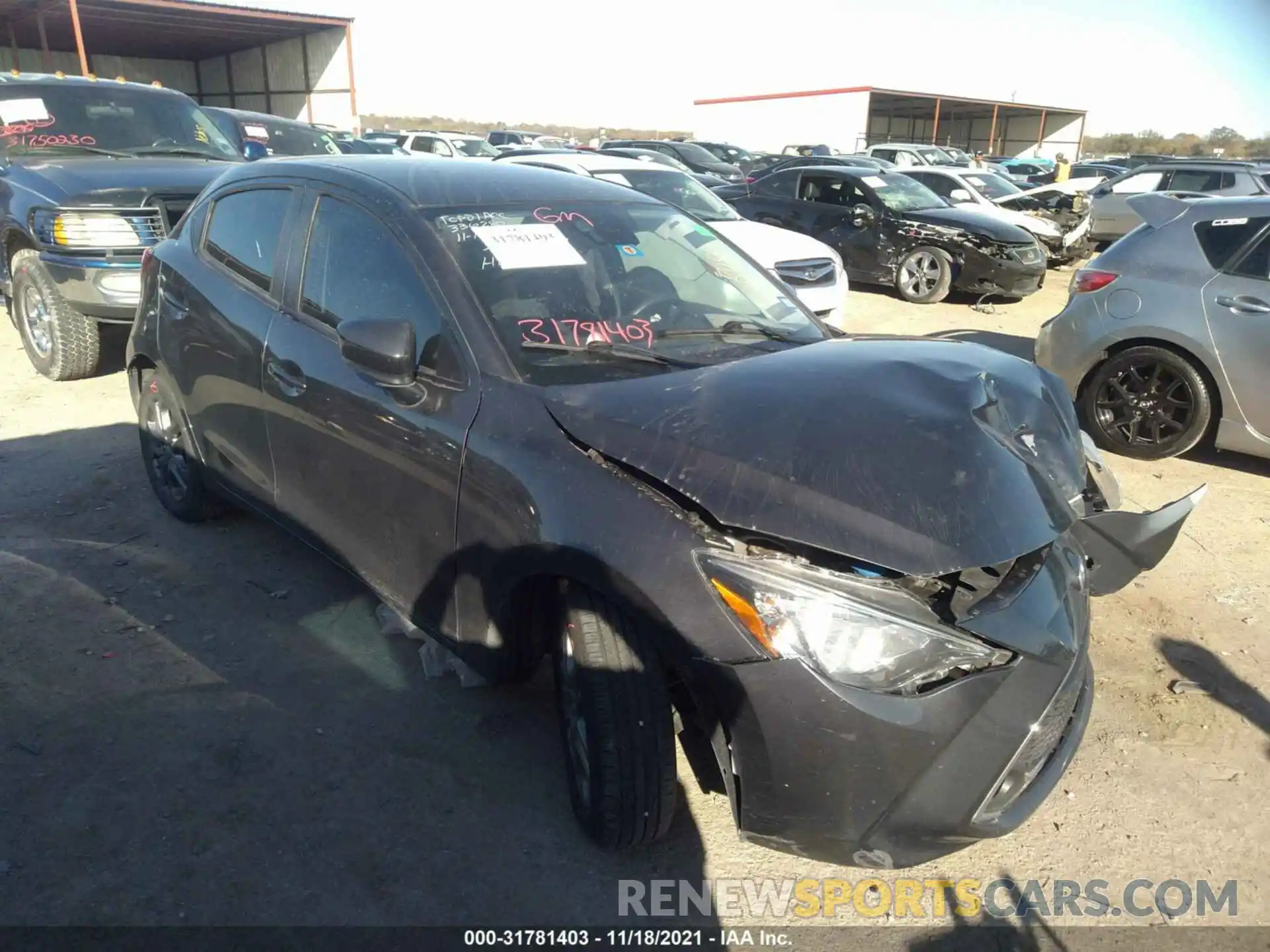 1 Photograph of a damaged car 3MYDLBJV9LY705373 TOYOTA YARIS HATCHBACK 2020