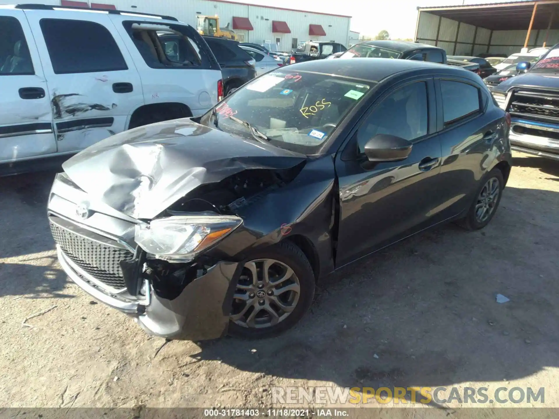 2 Photograph of a damaged car 3MYDLBJV9LY705373 TOYOTA YARIS HATCHBACK 2020