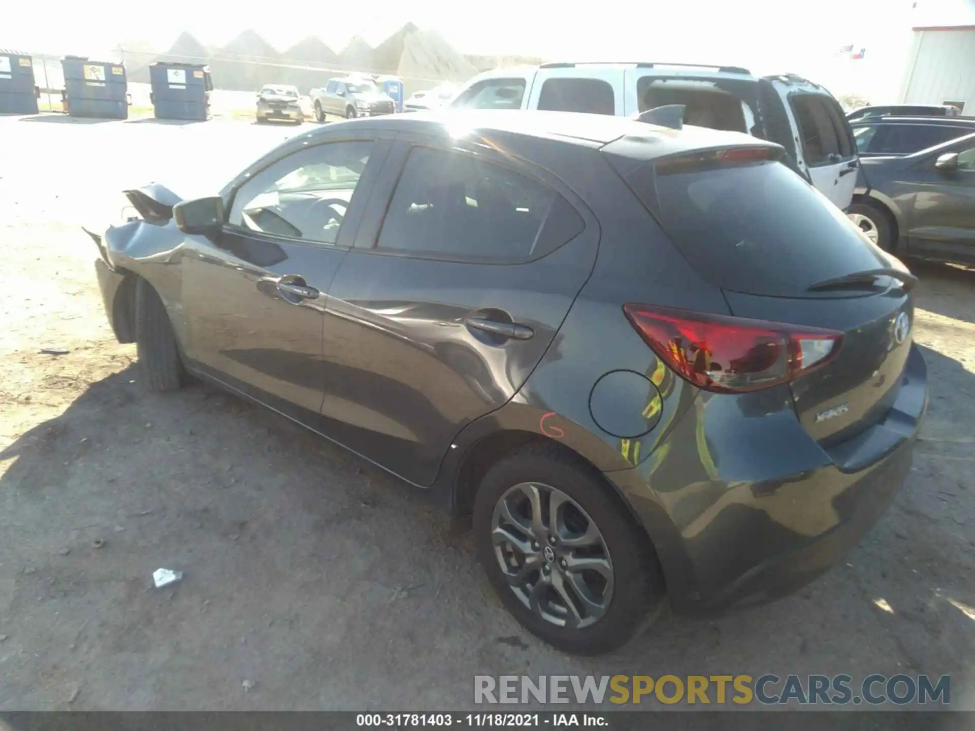 3 Photograph of a damaged car 3MYDLBJV9LY705373 TOYOTA YARIS HATCHBACK 2020