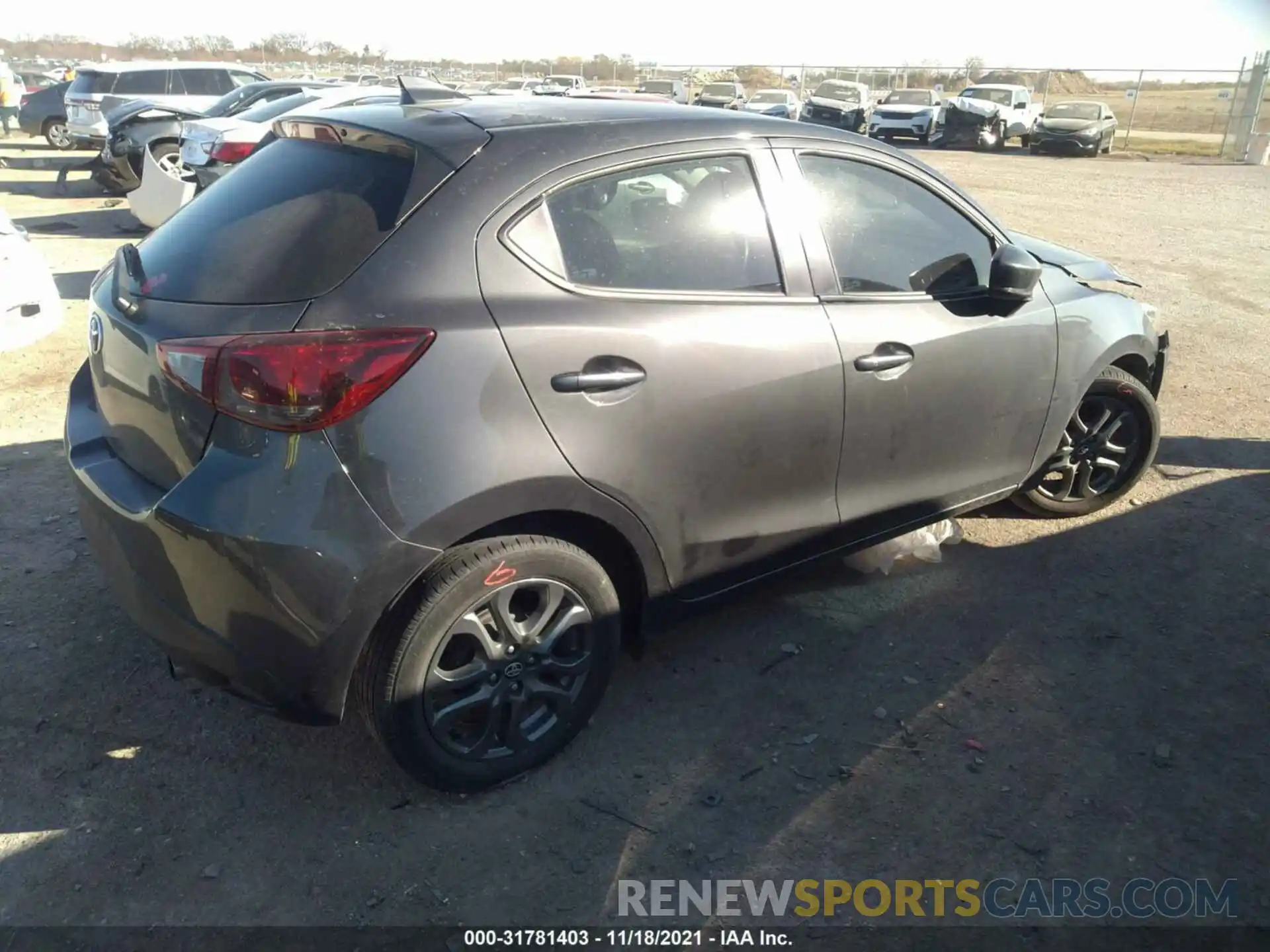 4 Photograph of a damaged car 3MYDLBJV9LY705373 TOYOTA YARIS HATCHBACK 2020