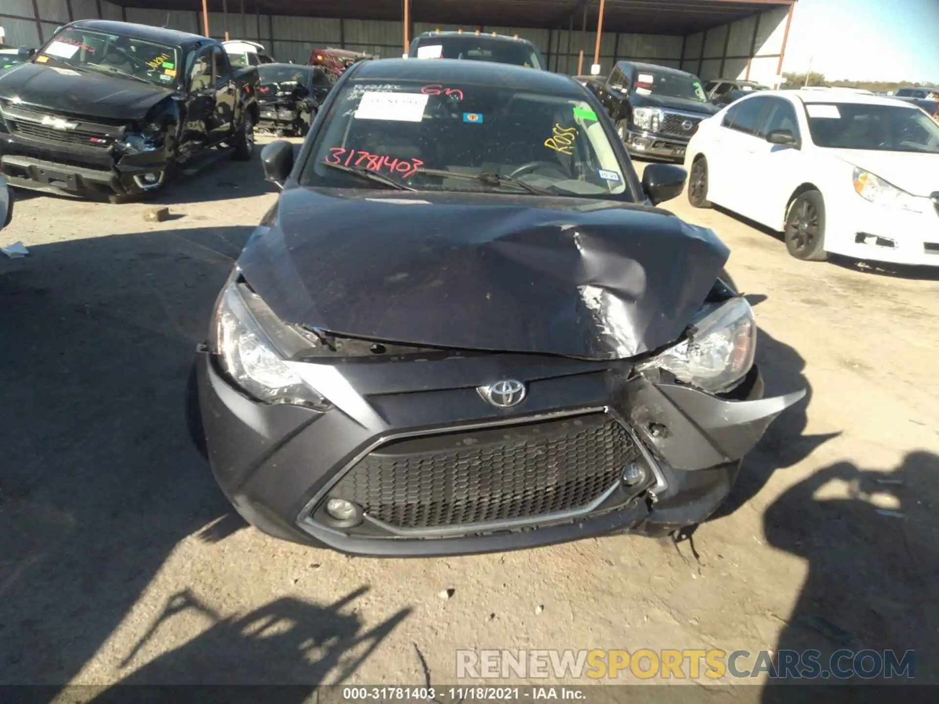 6 Photograph of a damaged car 3MYDLBJV9LY705373 TOYOTA YARIS HATCHBACK 2020