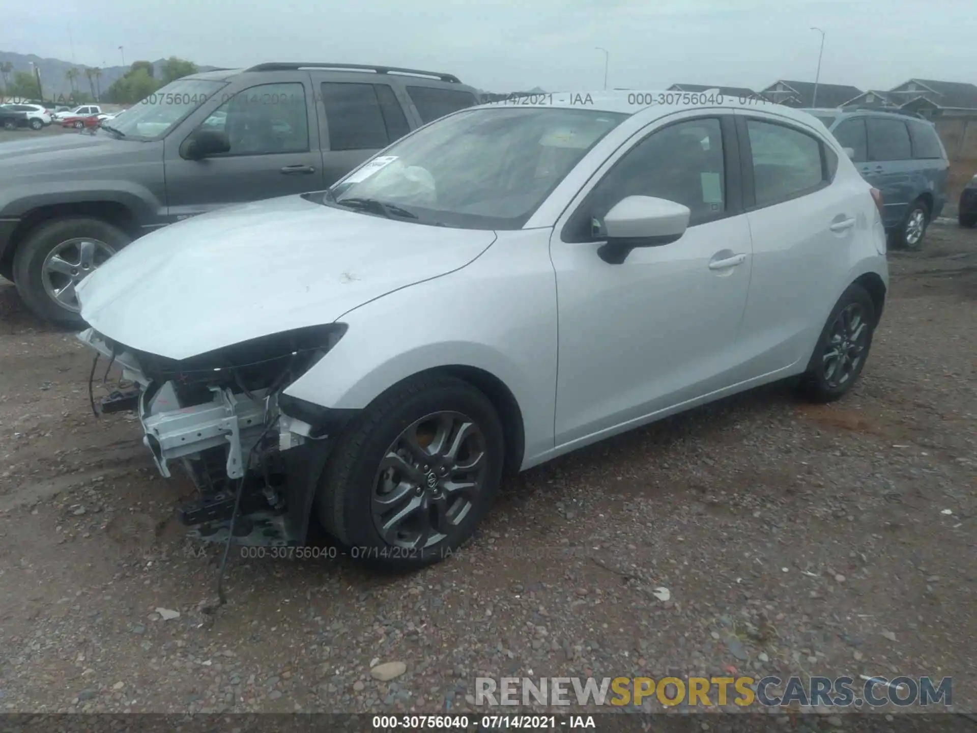 2 Photograph of a damaged car 3MYDLBJVXLY704460 TOYOTA YARIS HATCHBACK 2020