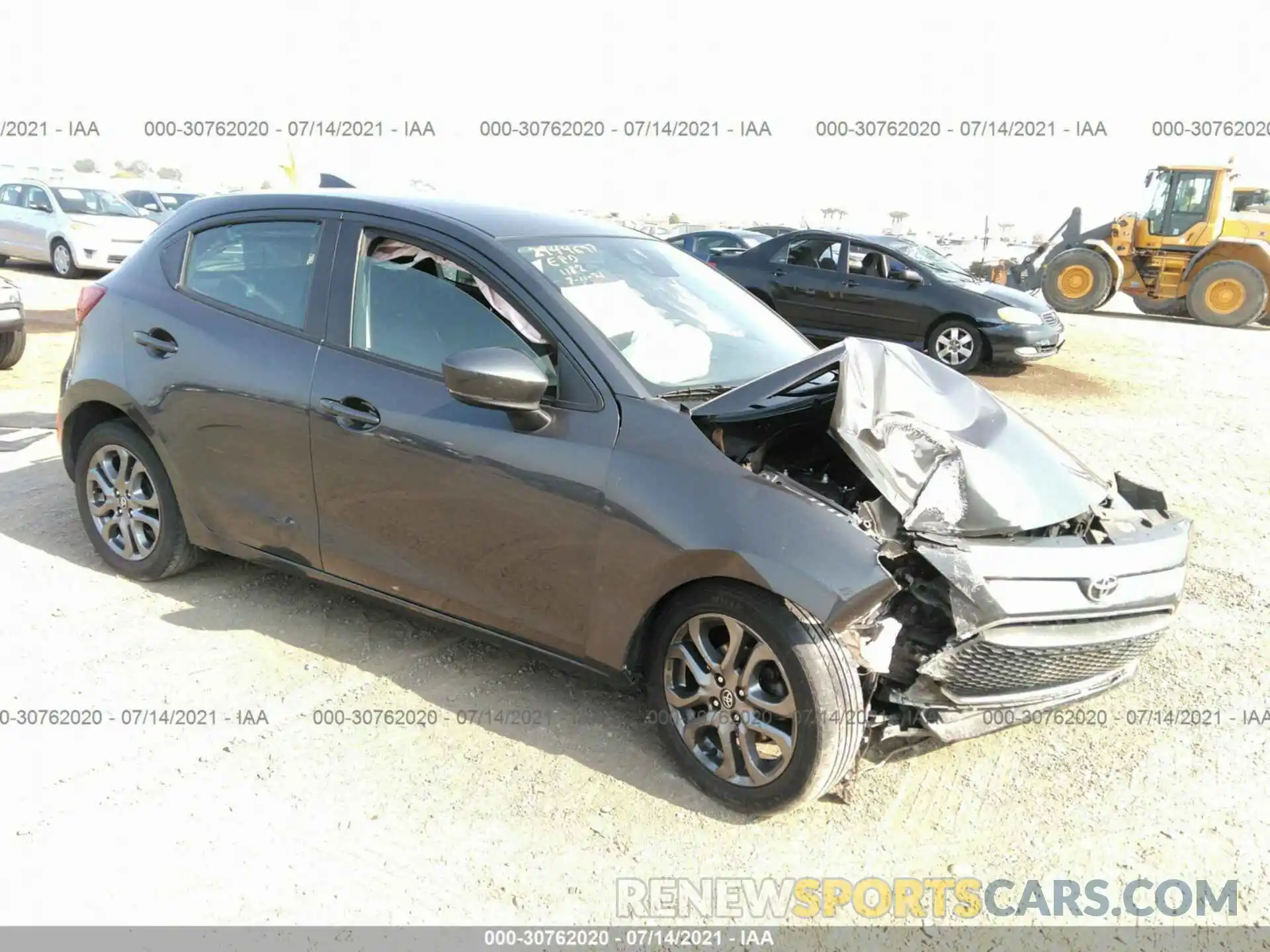 1 Photograph of a damaged car 3MYDLBJVXLY709478 TOYOTA YARIS HATCHBACK 2020