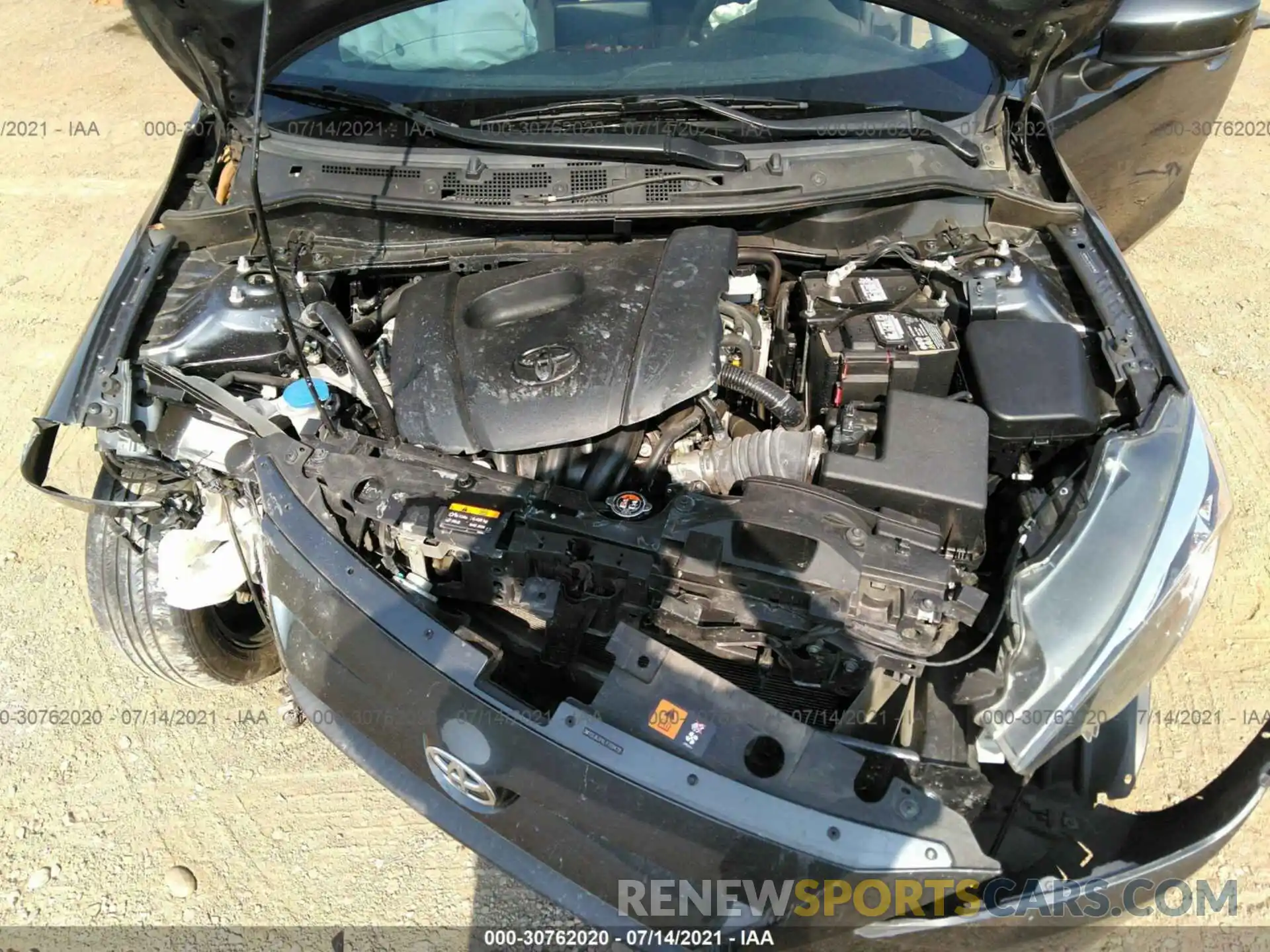 10 Photograph of a damaged car 3MYDLBJVXLY709478 TOYOTA YARIS HATCHBACK 2020