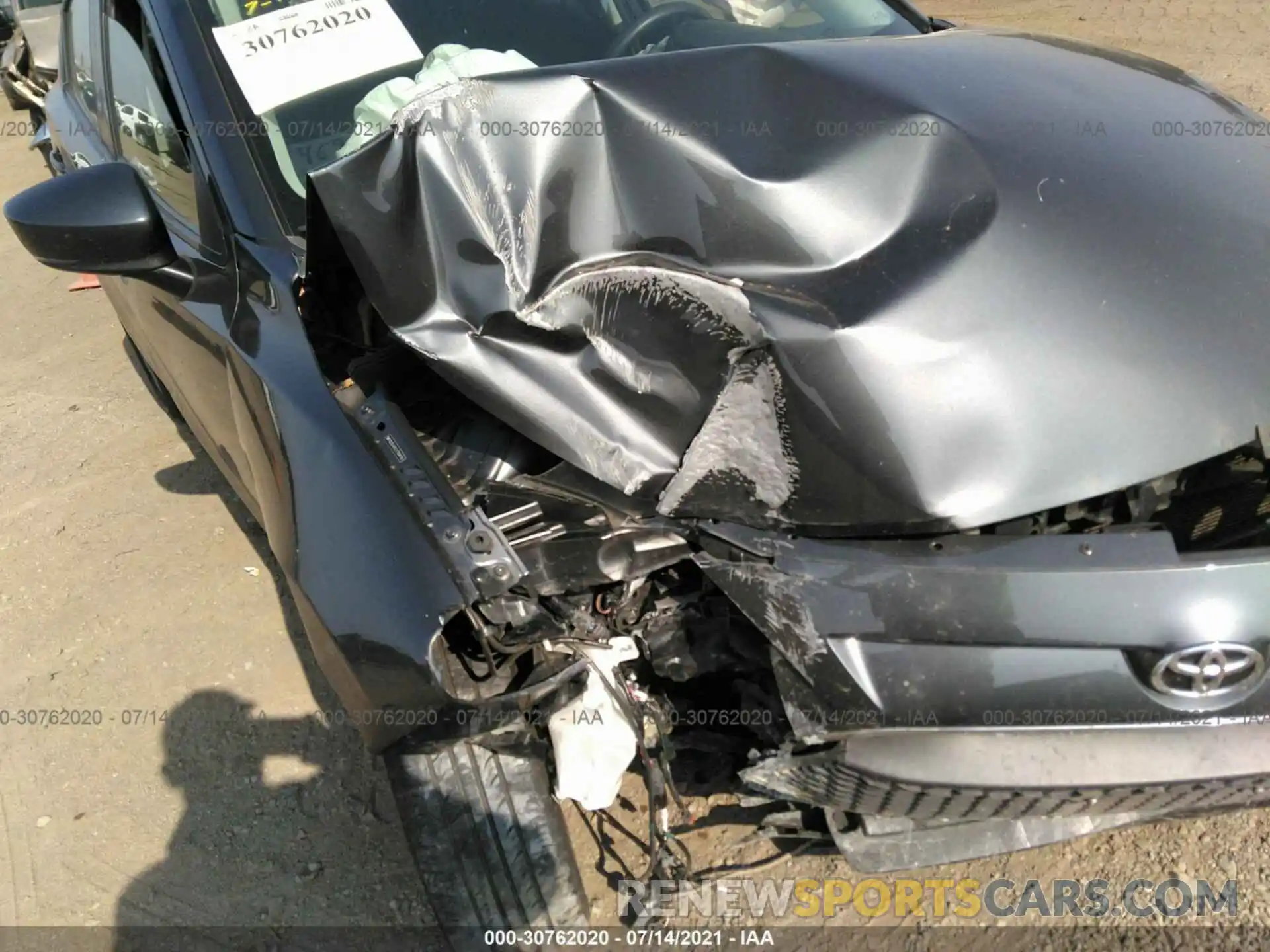 6 Photograph of a damaged car 3MYDLBJVXLY709478 TOYOTA YARIS HATCHBACK 2020