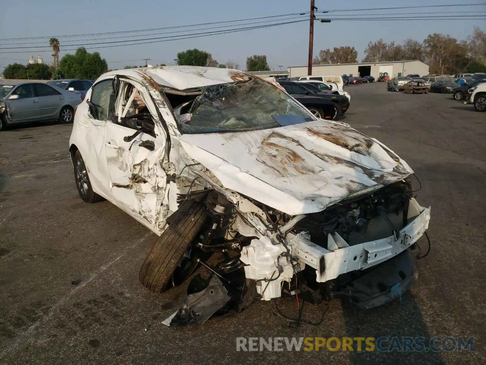 1 Photograph of a damaged car 3MYDLBJV0LY703480 TOYOTA YARIS LE 2020