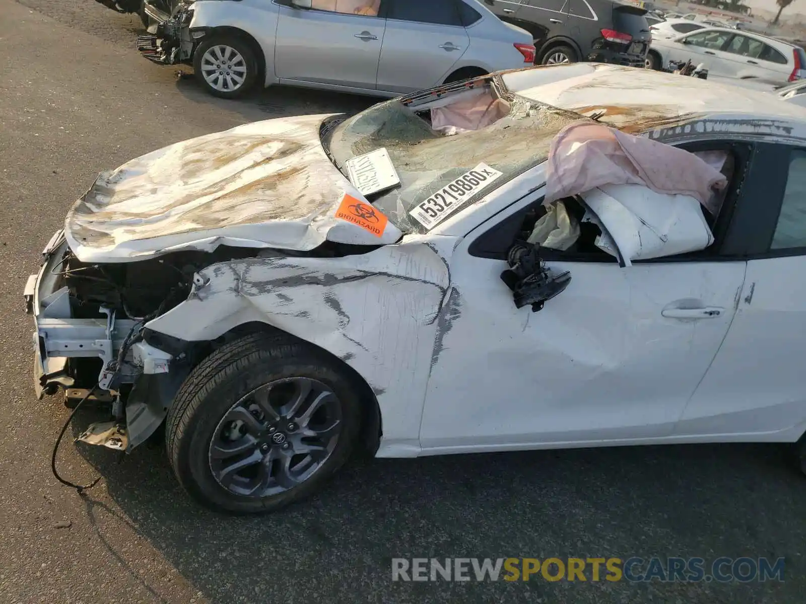 9 Photograph of a damaged car 3MYDLBJV0LY703480 TOYOTA YARIS LE 2020