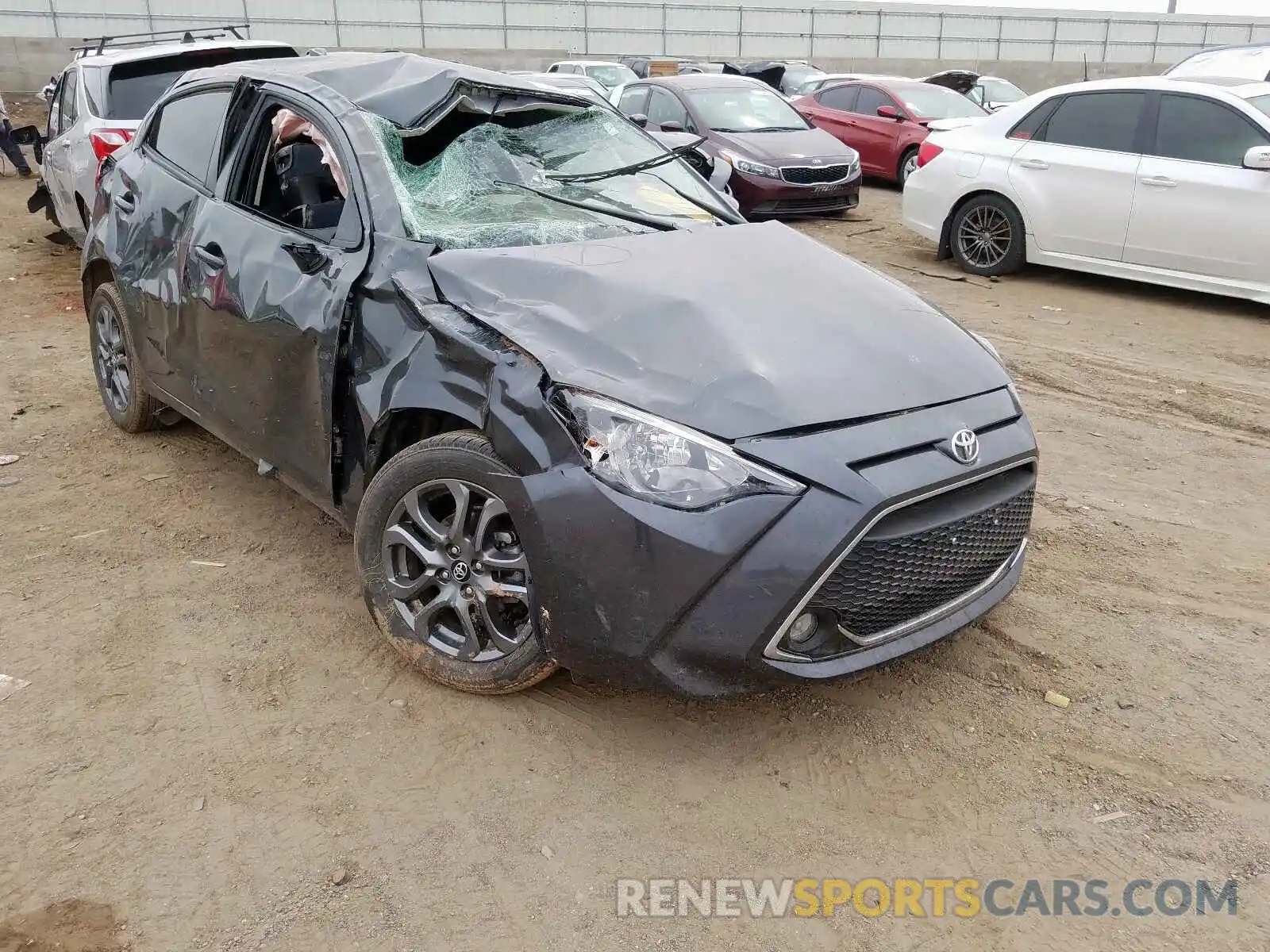 1 Photograph of a damaged car 3MYDLBJV5LY702468 TOYOTA YARIS LE 2020