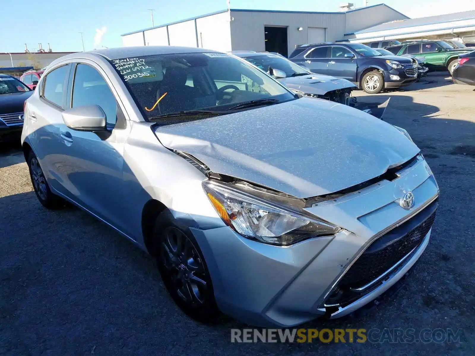 1 Photograph of a damaged car 3MYDLBJV6LY711034 TOYOTA YARIS LE 2020