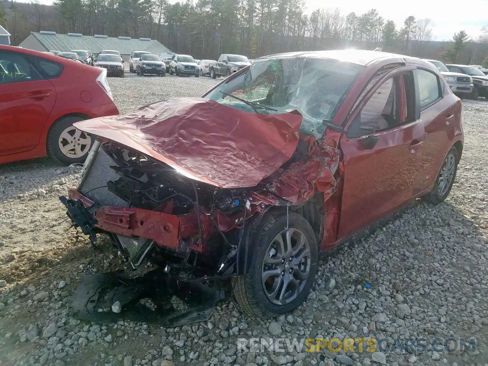 2 Photograph of a damaged car 3MYDLBJV7LY705999 TOYOTA YARIS LE 2020