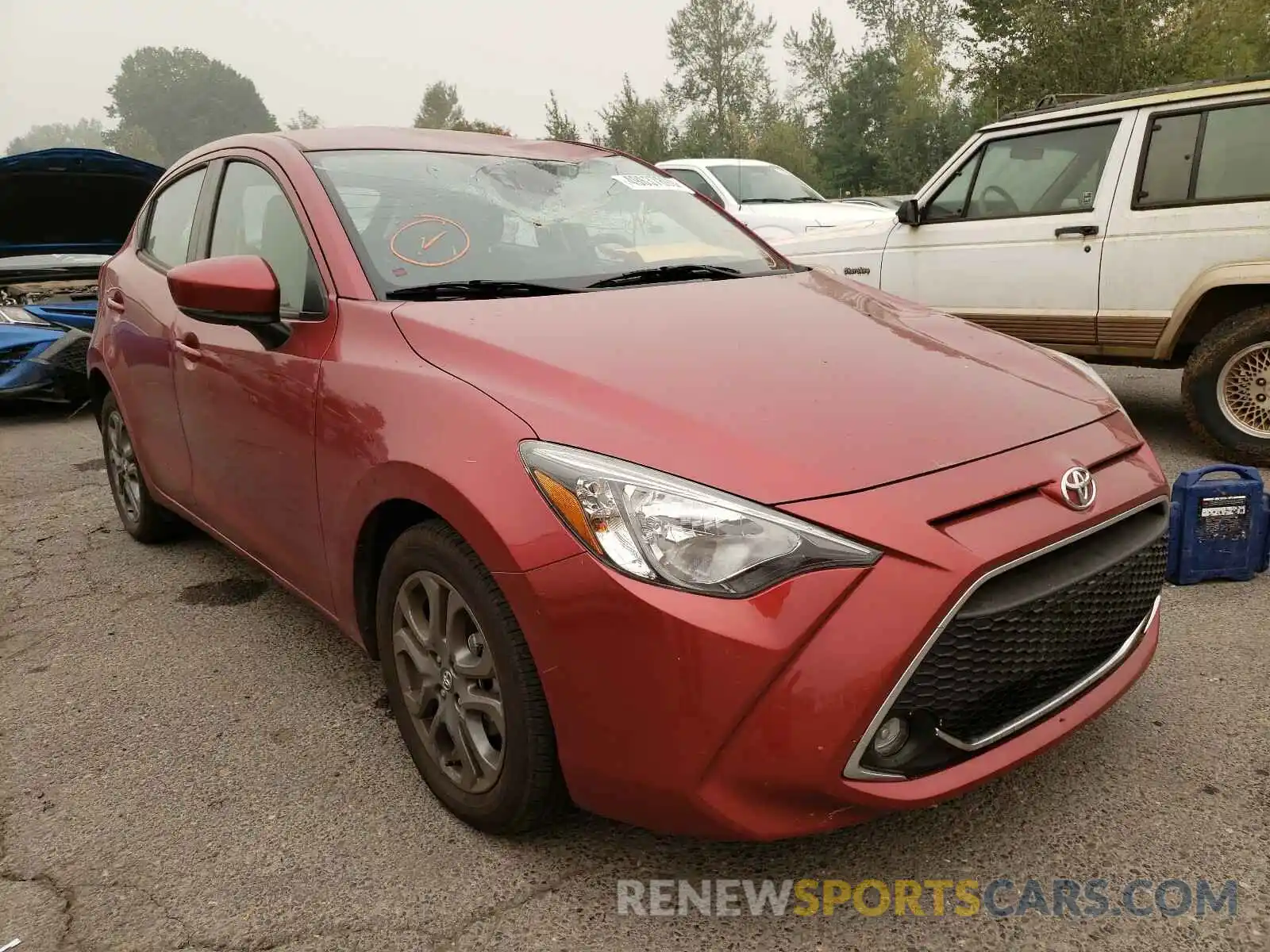 1 Photograph of a damaged car 3MYDLBJV8LY707826 TOYOTA YARIS LE 2020