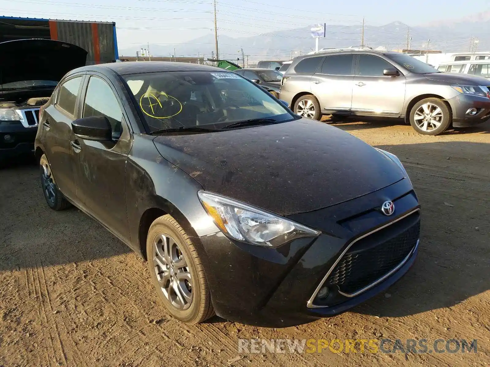 1 Photograph of a damaged car 3MYDLBJVXLY702725 TOYOTA YARIS LE 2020