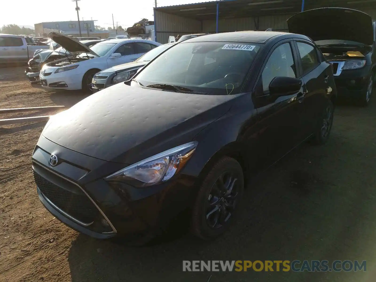 2 Photograph of a damaged car 3MYDLBJVXLY702725 TOYOTA YARIS LE 2020