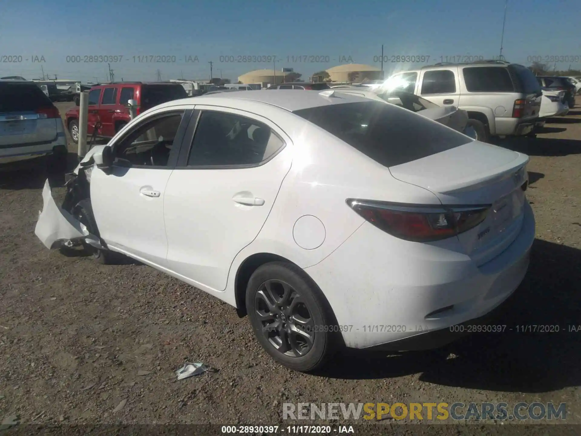 3 Photograph of a damaged car 3MYDLBYV0KY500898 TOYOTA YARIS SEDAN 2019