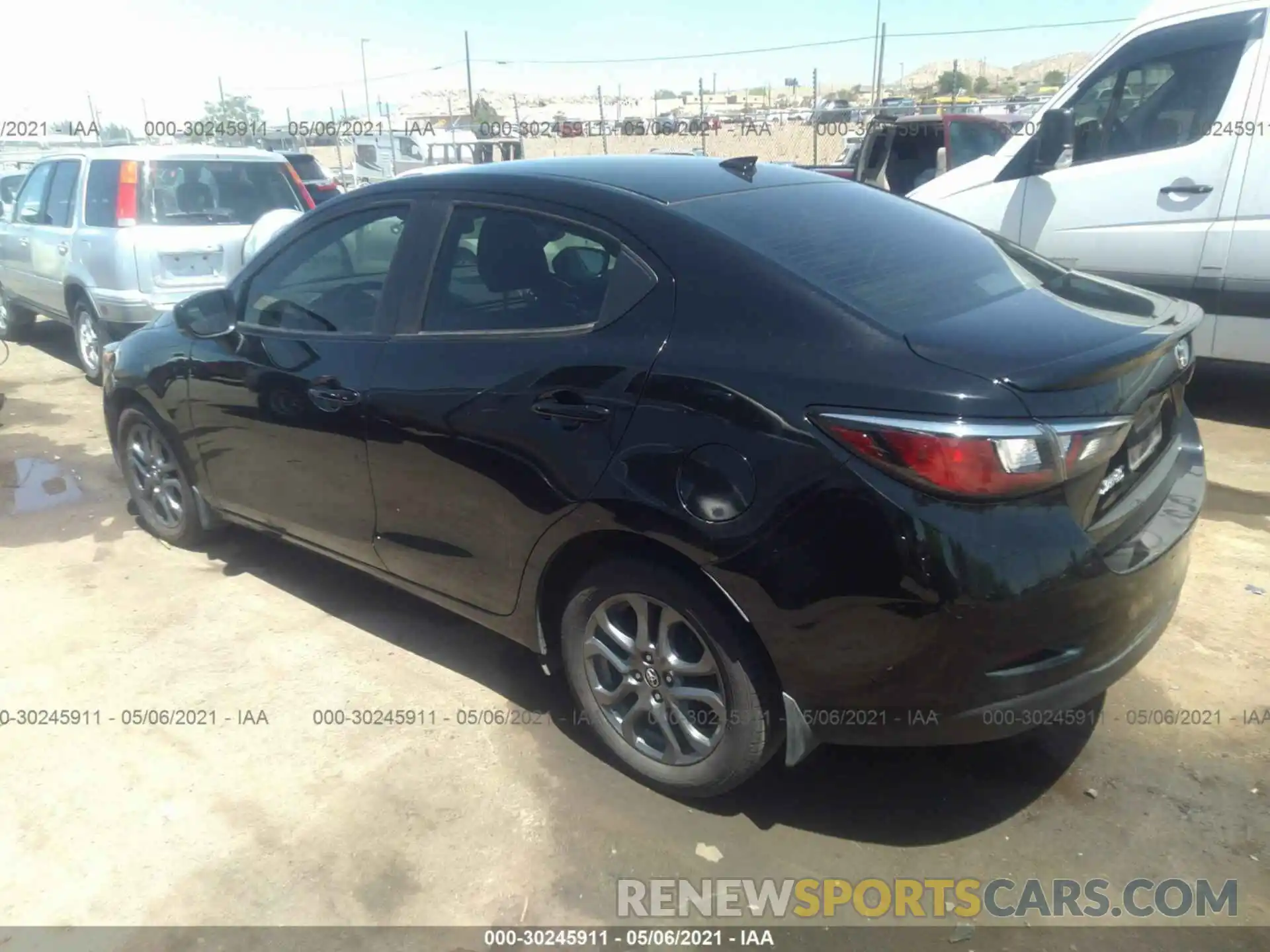 3 Photograph of a damaged car 3MYDLBYV0KY501419 TOYOTA YARIS SEDAN 2019