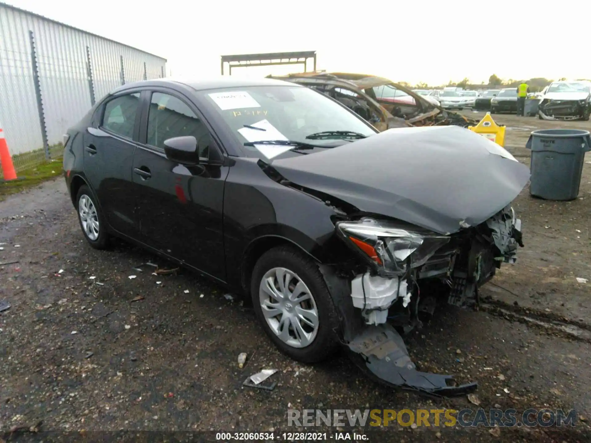 1 Photograph of a damaged car 3MYDLBYV0KY502764 TOYOTA YARIS SEDAN 2019