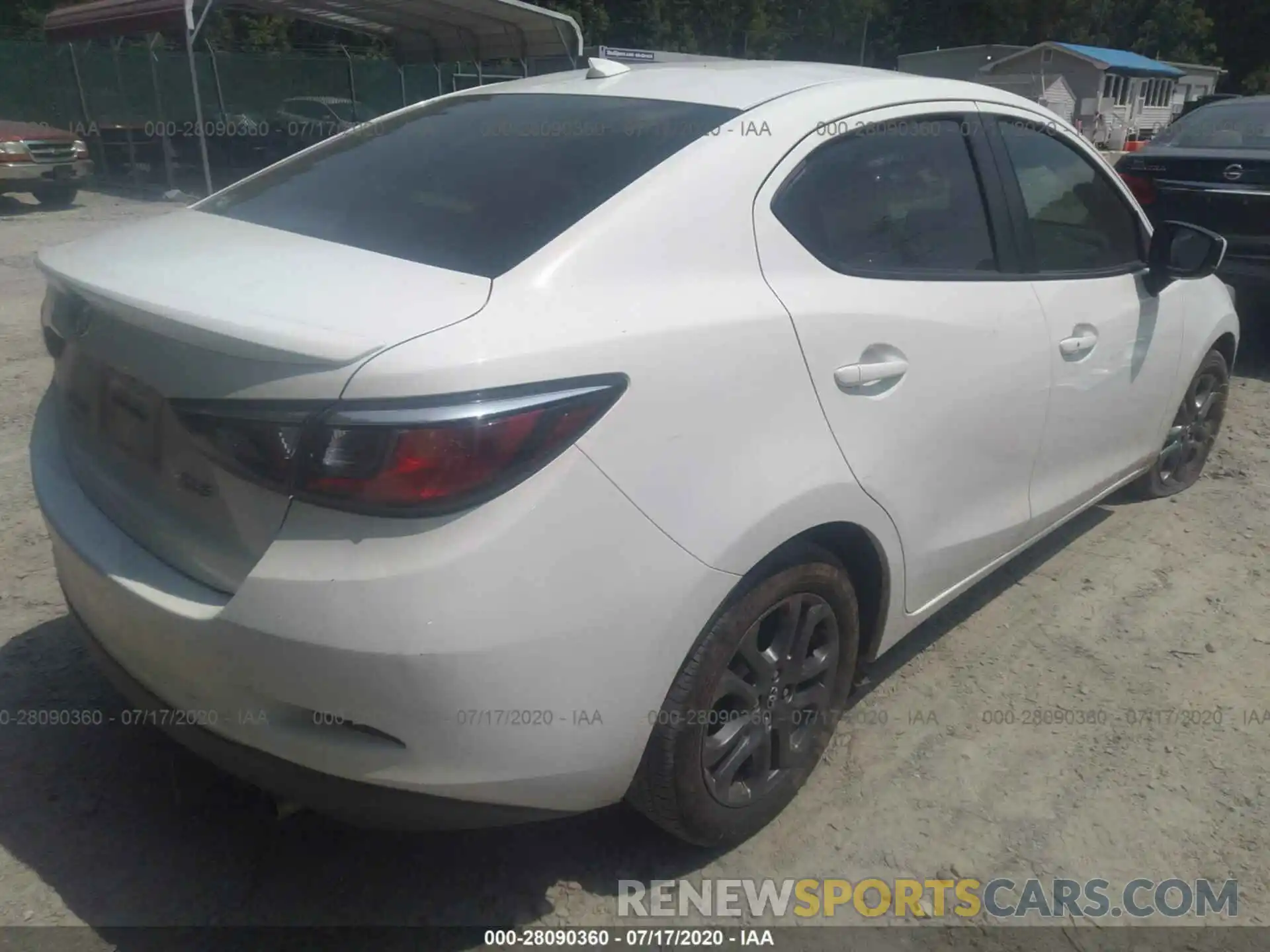 4 Photograph of a damaged car 3MYDLBYV0KY503929 TOYOTA YARIS SEDAN 2019