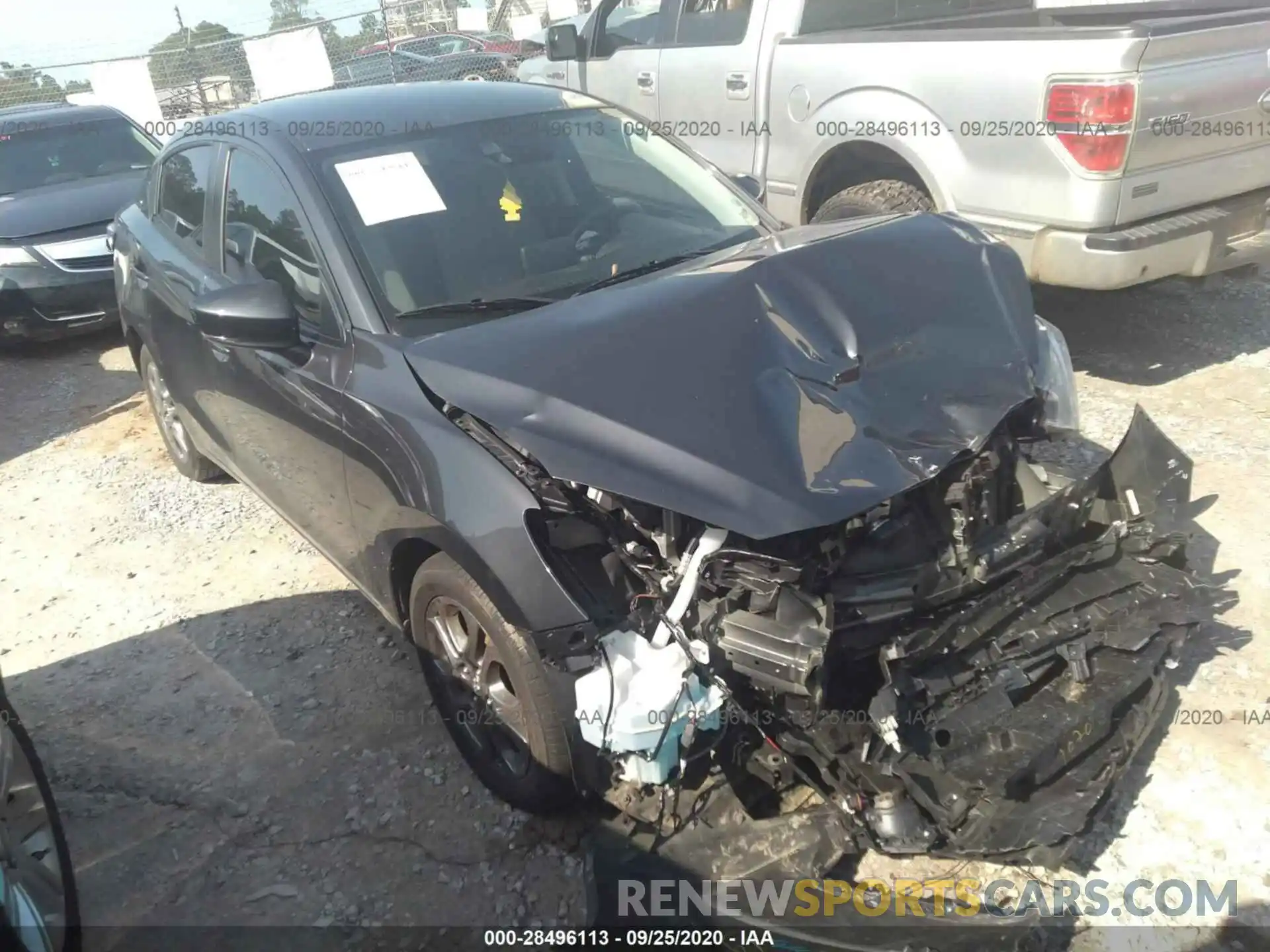 1 Photograph of a damaged car 3MYDLBYV0KY504207 TOYOTA YARIS SEDAN 2019