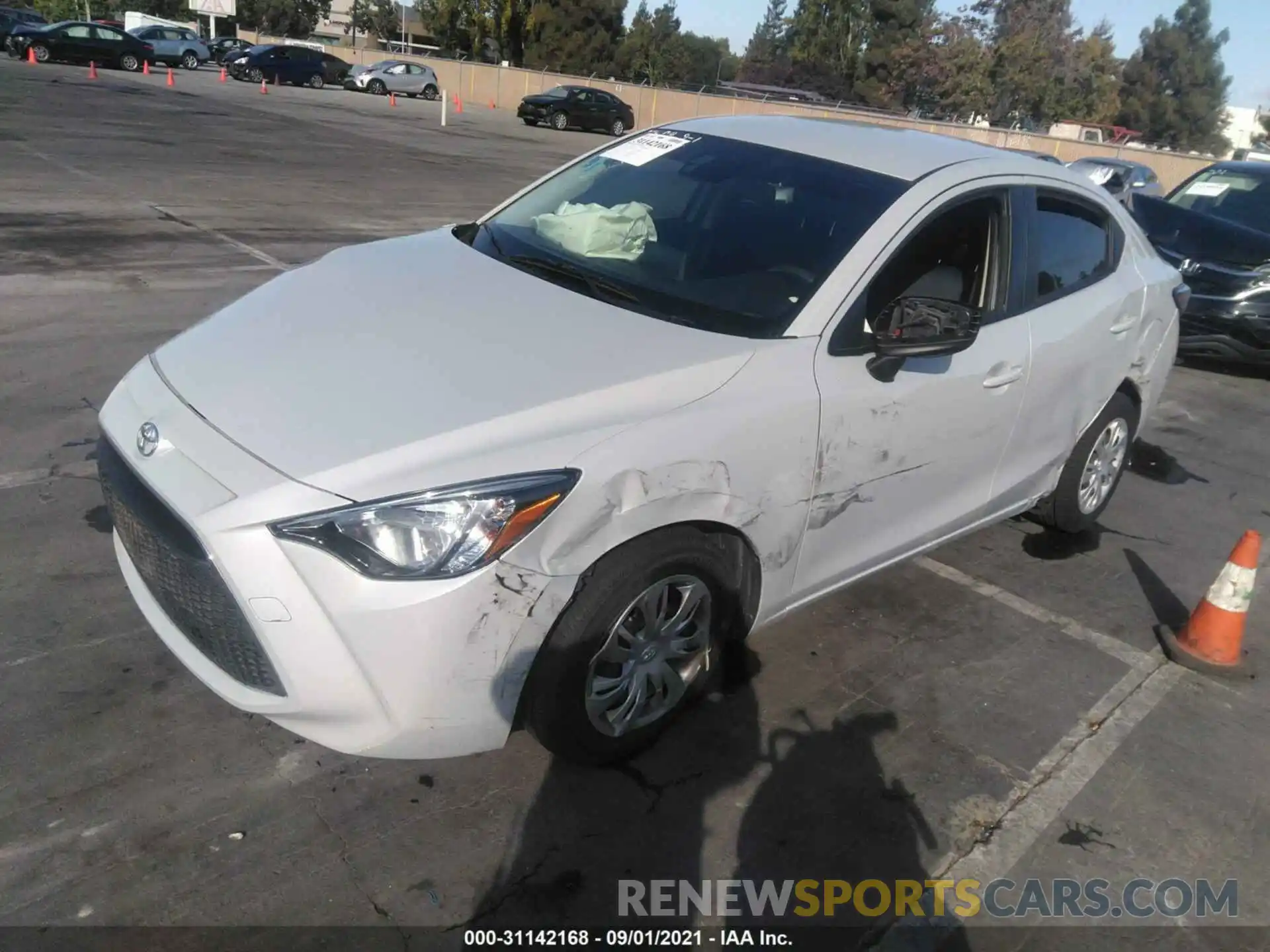 2 Photograph of a damaged car 3MYDLBYV0KY505292 TOYOTA YARIS SEDAN 2019