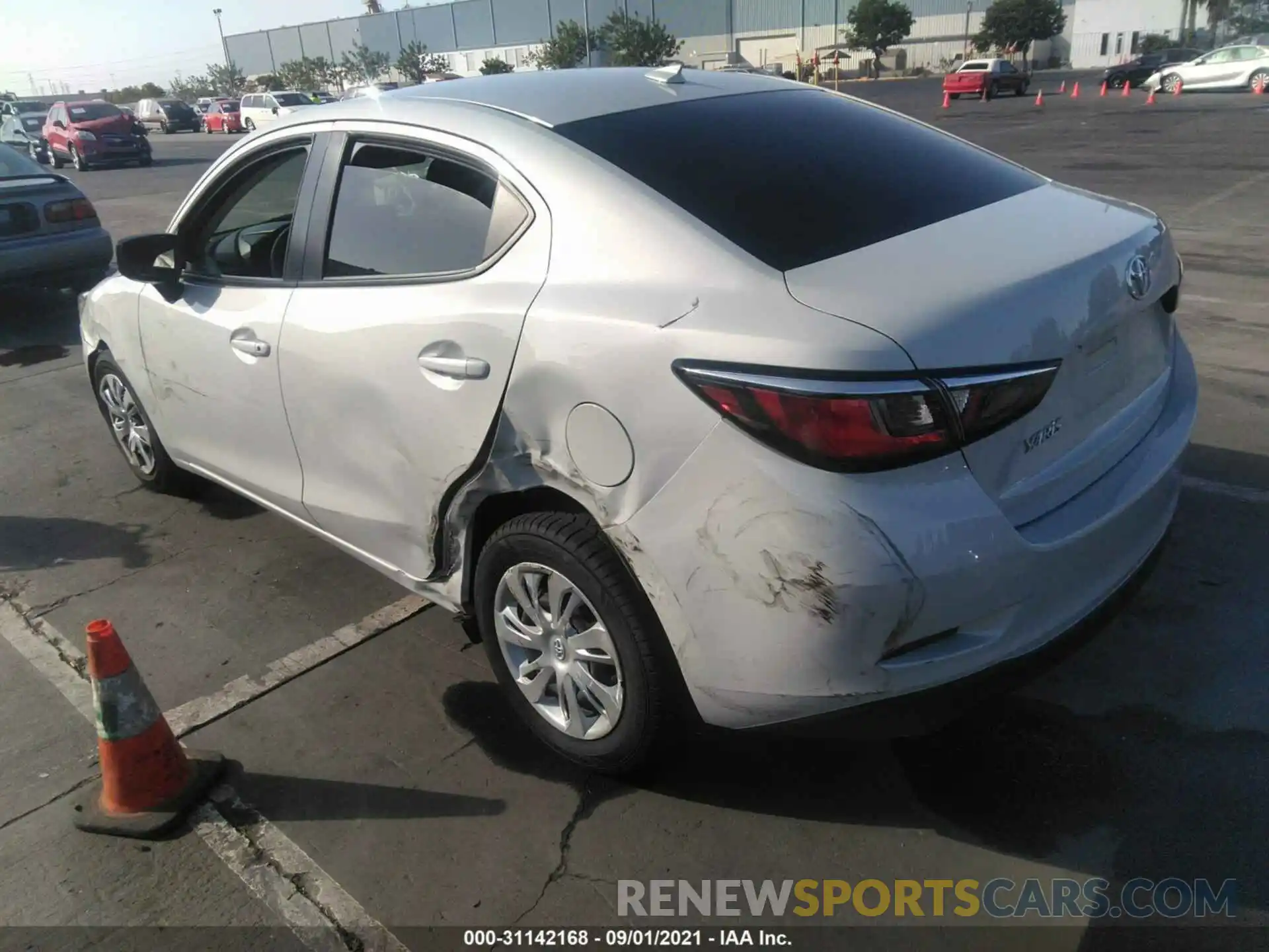 3 Photograph of a damaged car 3MYDLBYV0KY505292 TOYOTA YARIS SEDAN 2019