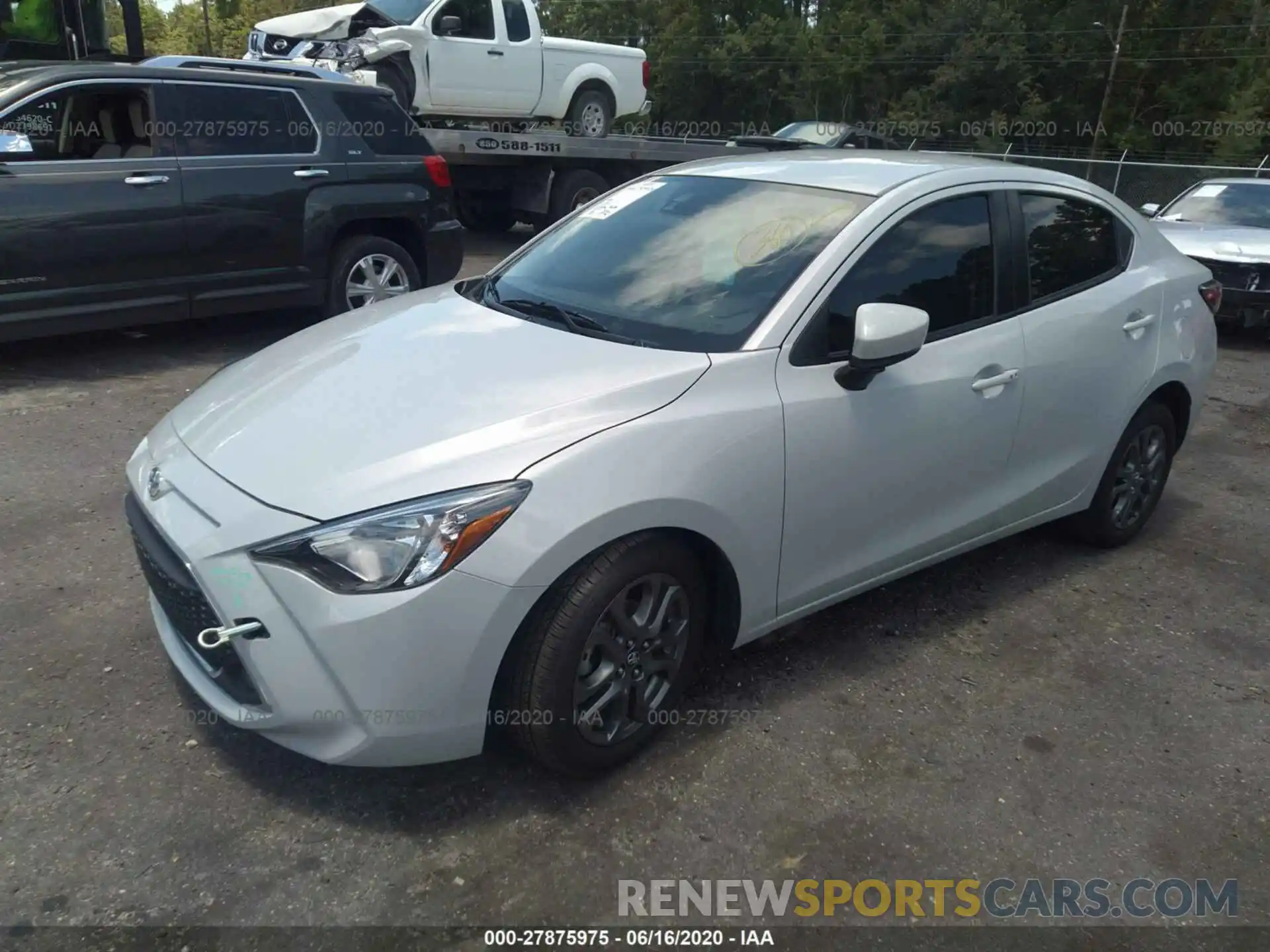 2 Photograph of a damaged car 3MYDLBYV0KY505423 TOYOTA YARIS SEDAN 2019