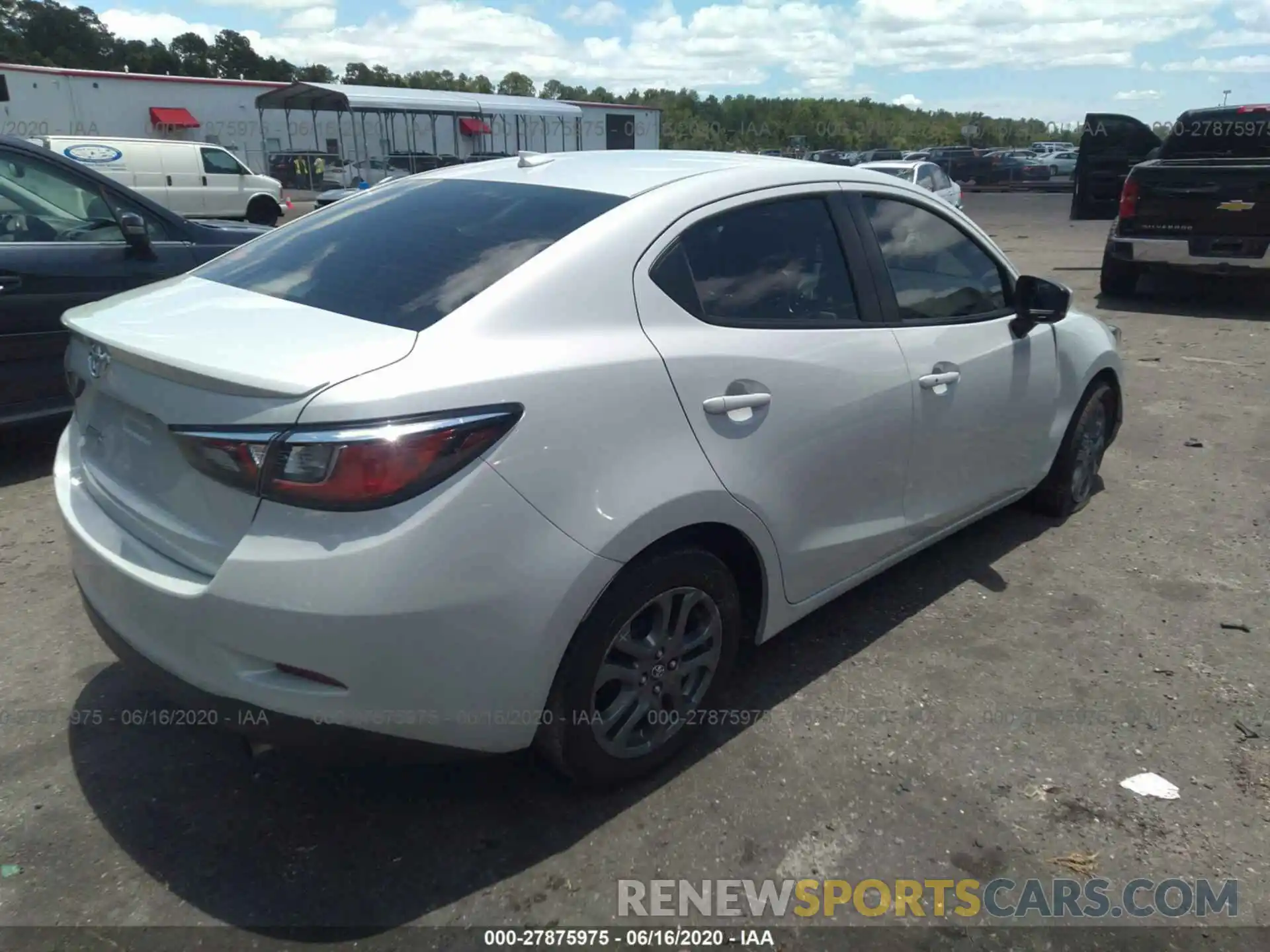 4 Photograph of a damaged car 3MYDLBYV0KY505423 TOYOTA YARIS SEDAN 2019