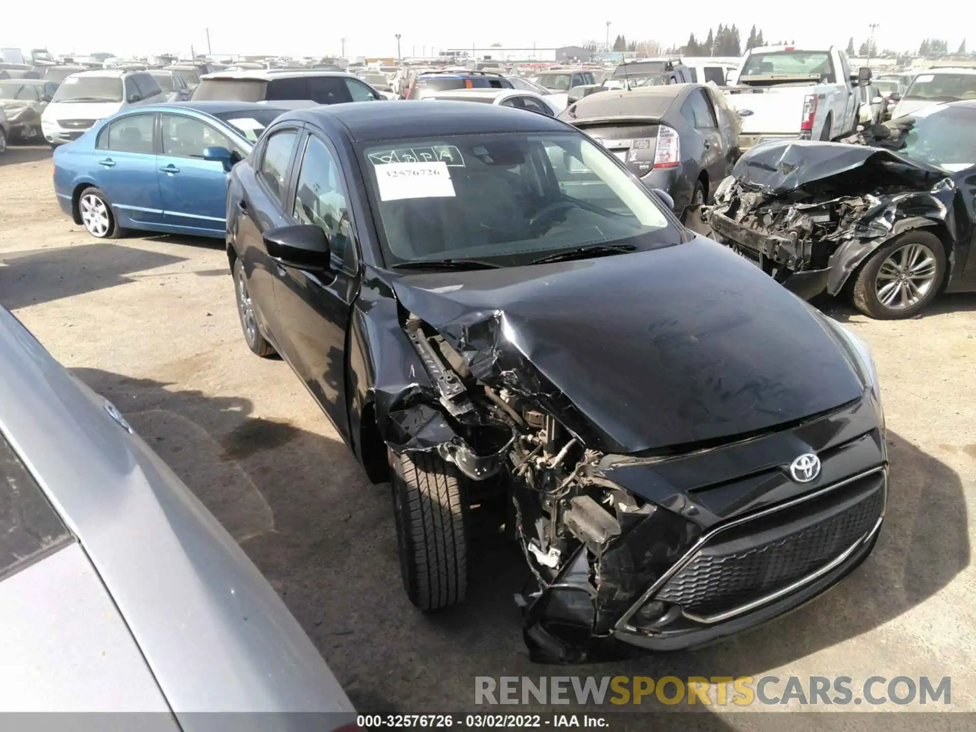 1 Photograph of a damaged car 3MYDLBYV0KY507463 TOYOTA YARIS SEDAN 2019