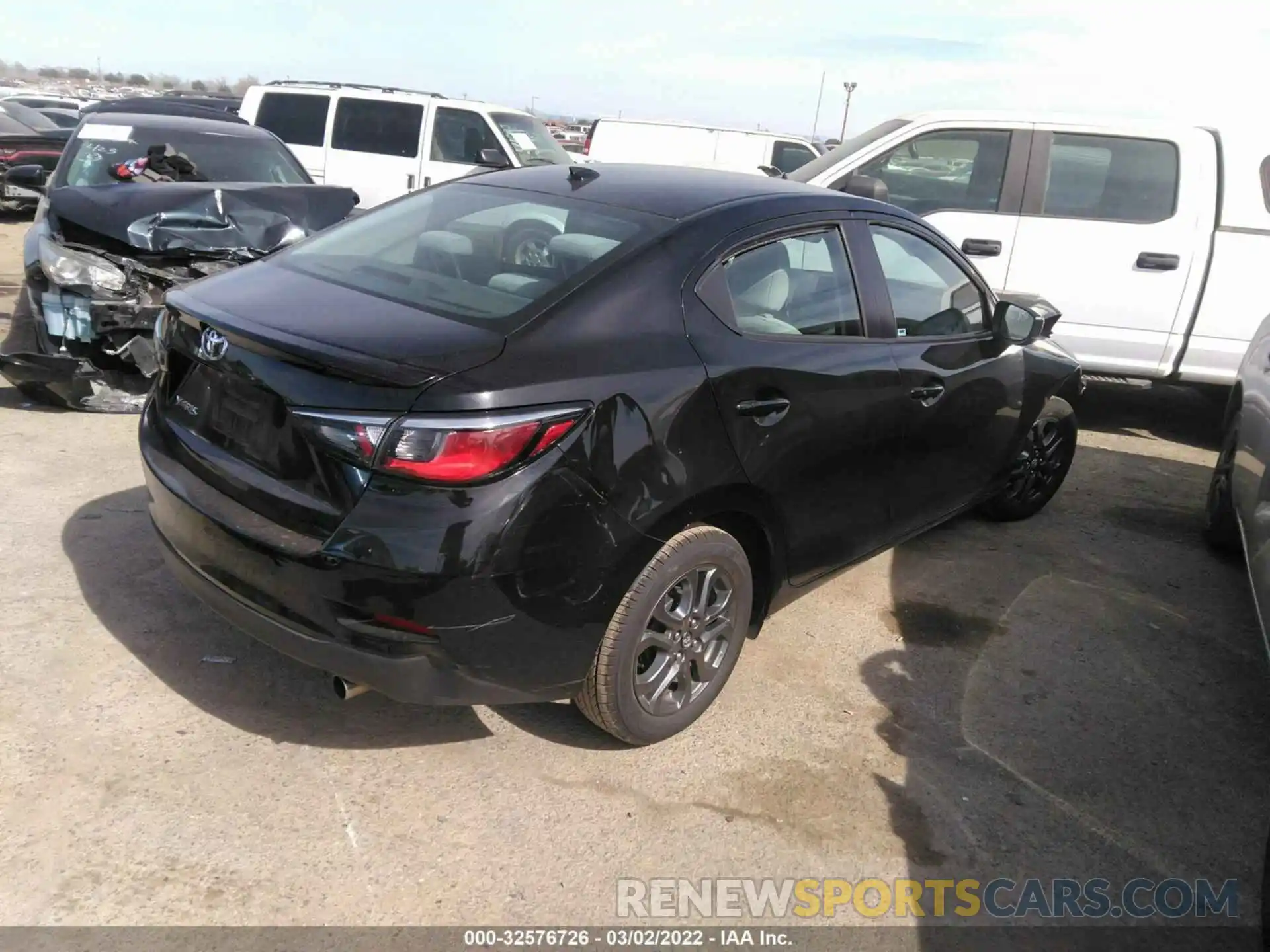 4 Photograph of a damaged car 3MYDLBYV0KY507463 TOYOTA YARIS SEDAN 2019