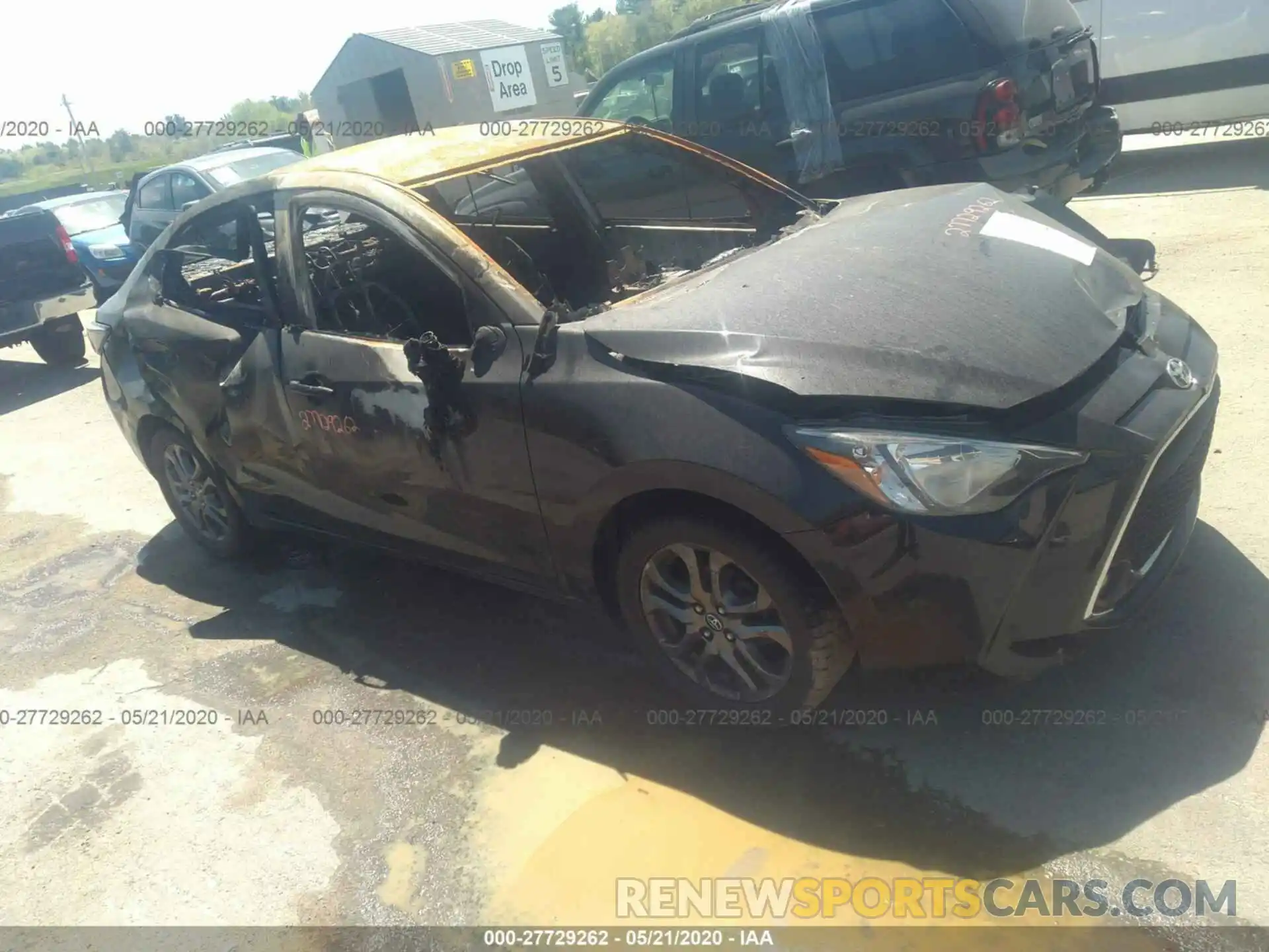 1 Photograph of a damaged car 3MYDLBYV0KY508676 TOYOTA YARIS SEDAN 2019